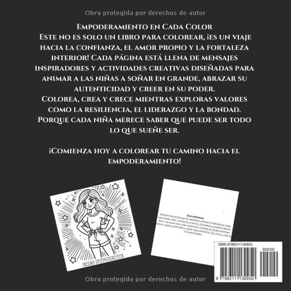 Libro de Colorear: Empoderamiento, Crecimiento y Autodescubrimiento en Cada Página (Spanish Edition)