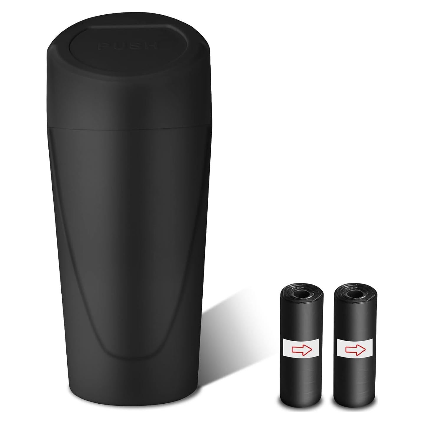 Basurero de coche Xiaoniu Negro a prueba de fugas con 40 bolsas