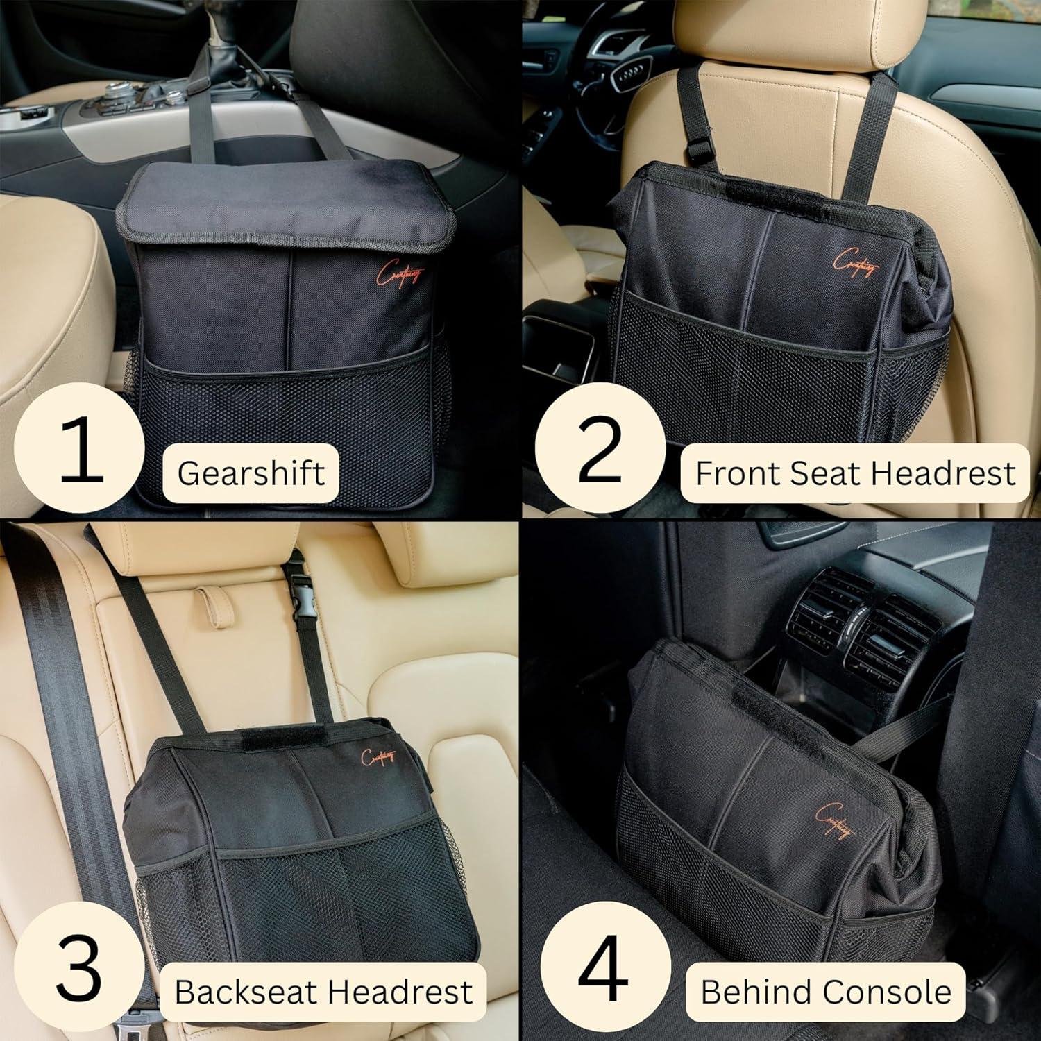 Bote de Basura para Automóvil Creathing 3 Gal a Prueba de Fugas