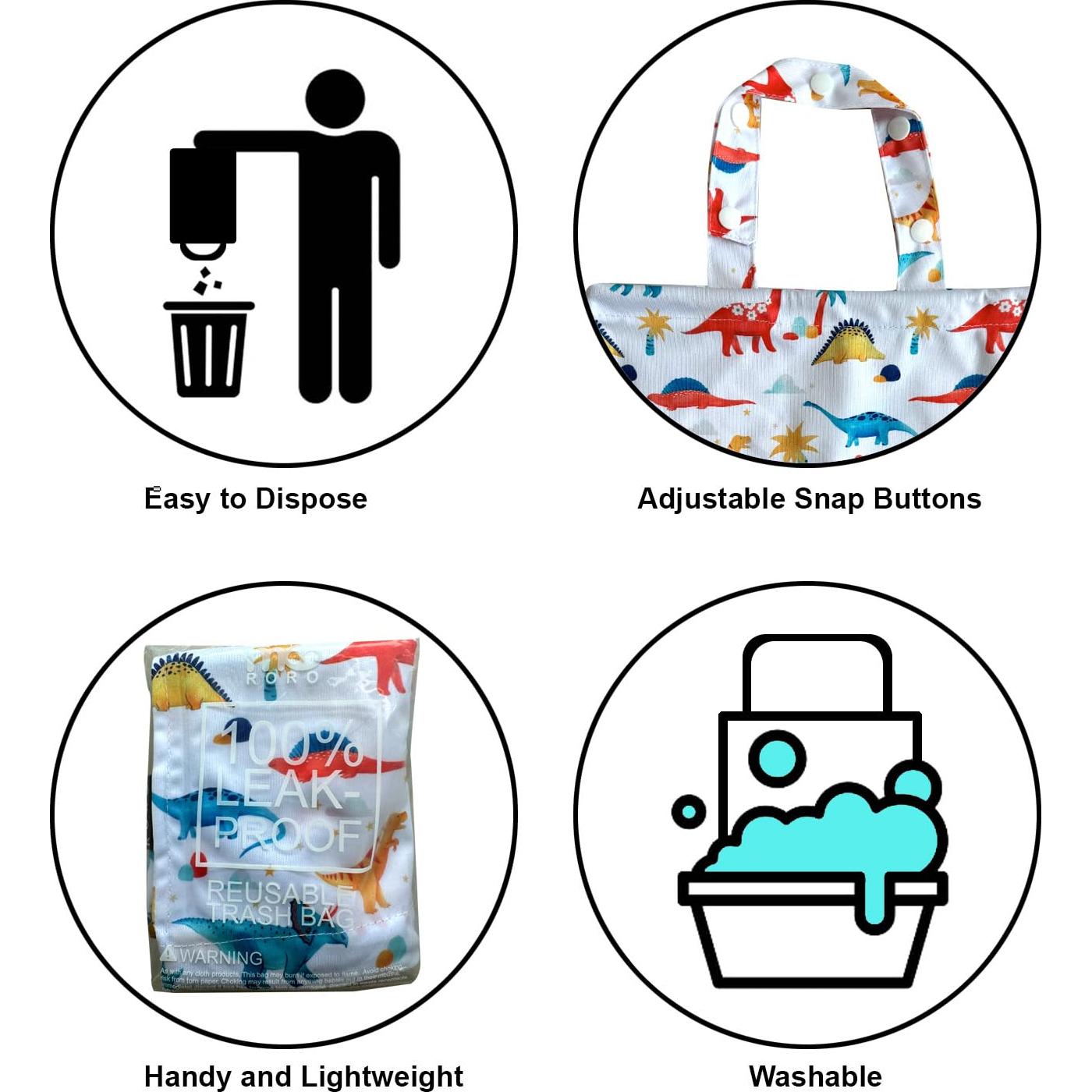 Bolsa de Basura para Auto RMMOORORO Modelo RMCTB06 100% Impermeable