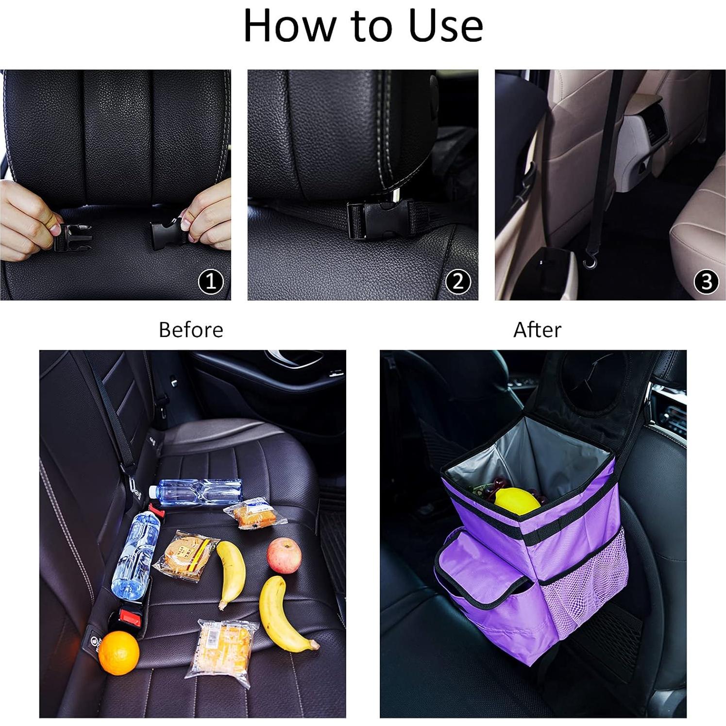 Basurero de Coche Plegable GPUSFAK 3 Galones Impermeable