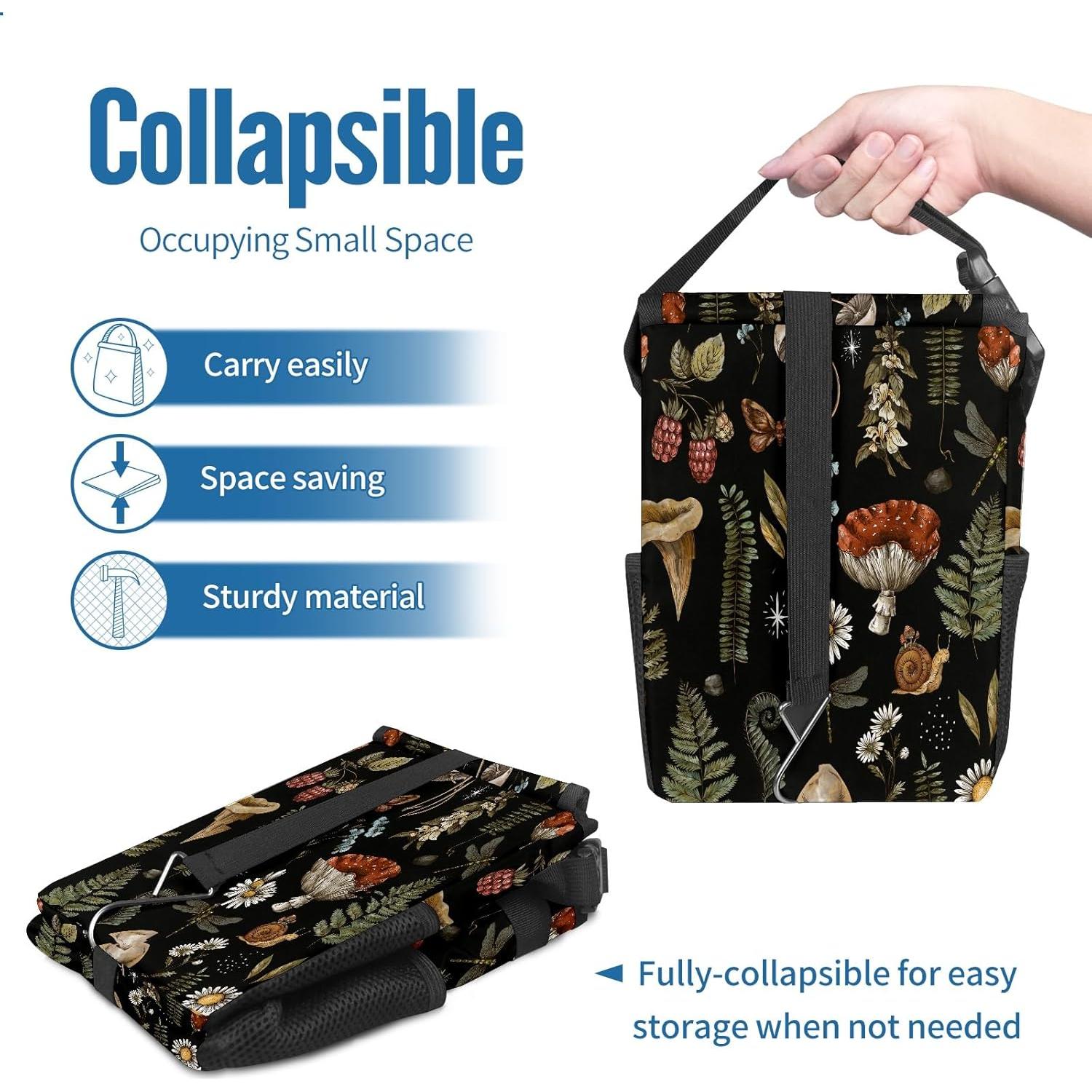 Basurero de Auto Plegable Longlugoo 24.13x17.02x16 cm Impermeable