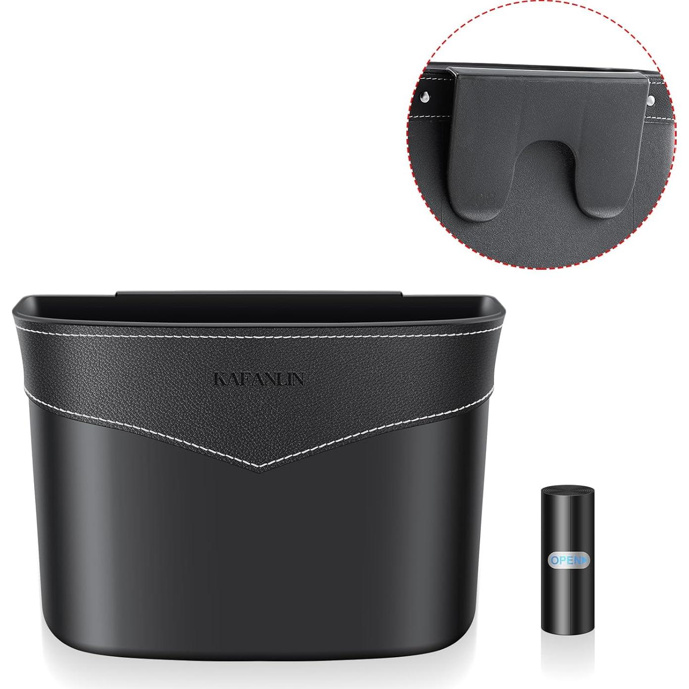 Mini Basurero para Auto KAFANLIN con Clip 16.5x6.9cm