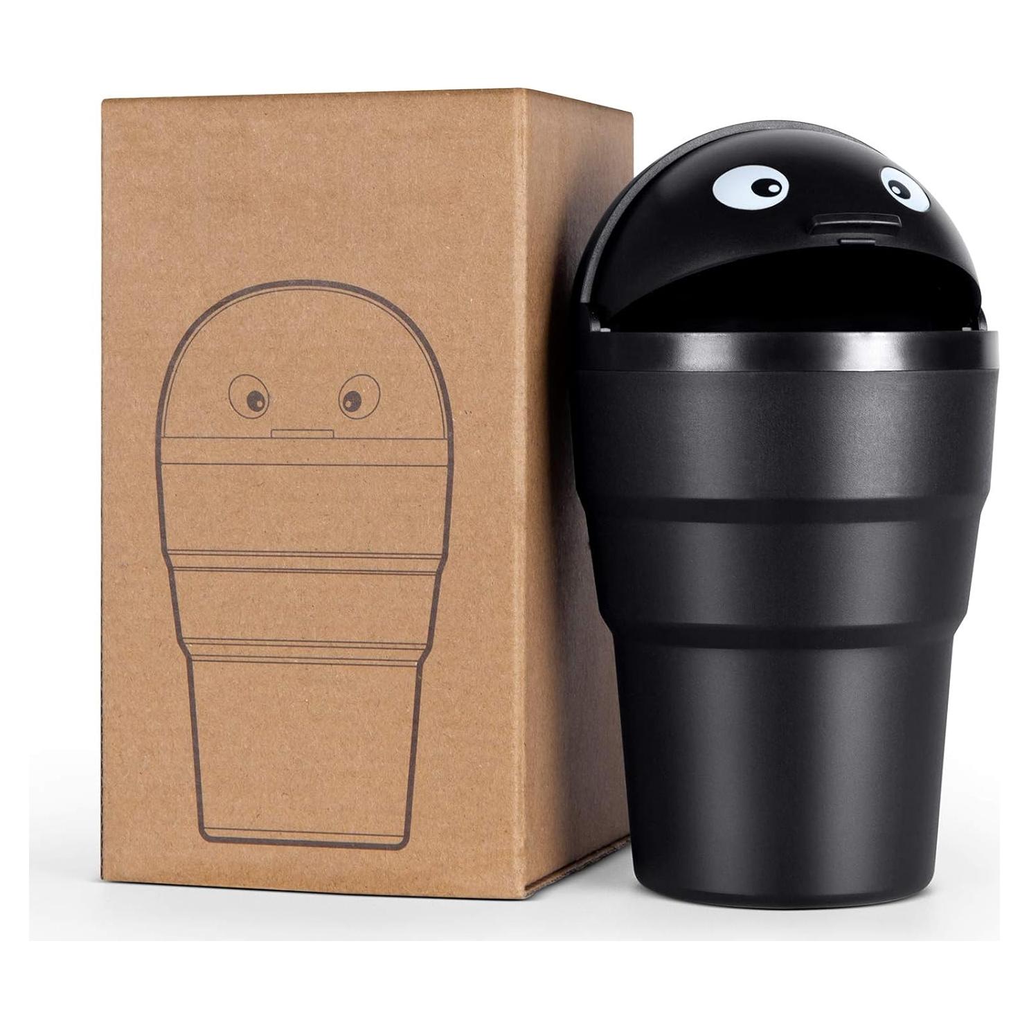 Papelera Mini TRASGO para Coche y Oficina 520ml Compacta