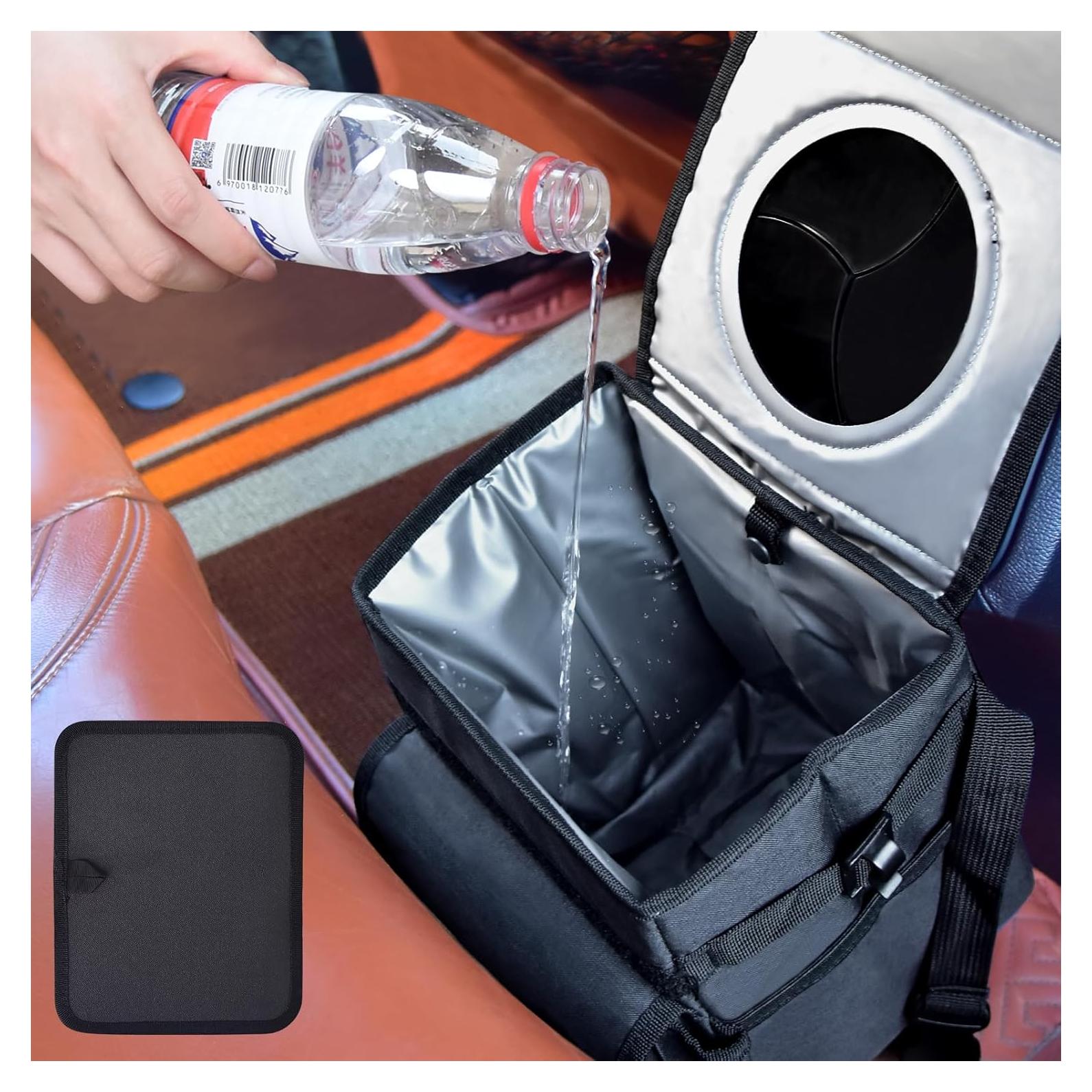 Basurero de coche ILLINOS grande impermeable 21x18x26 cm