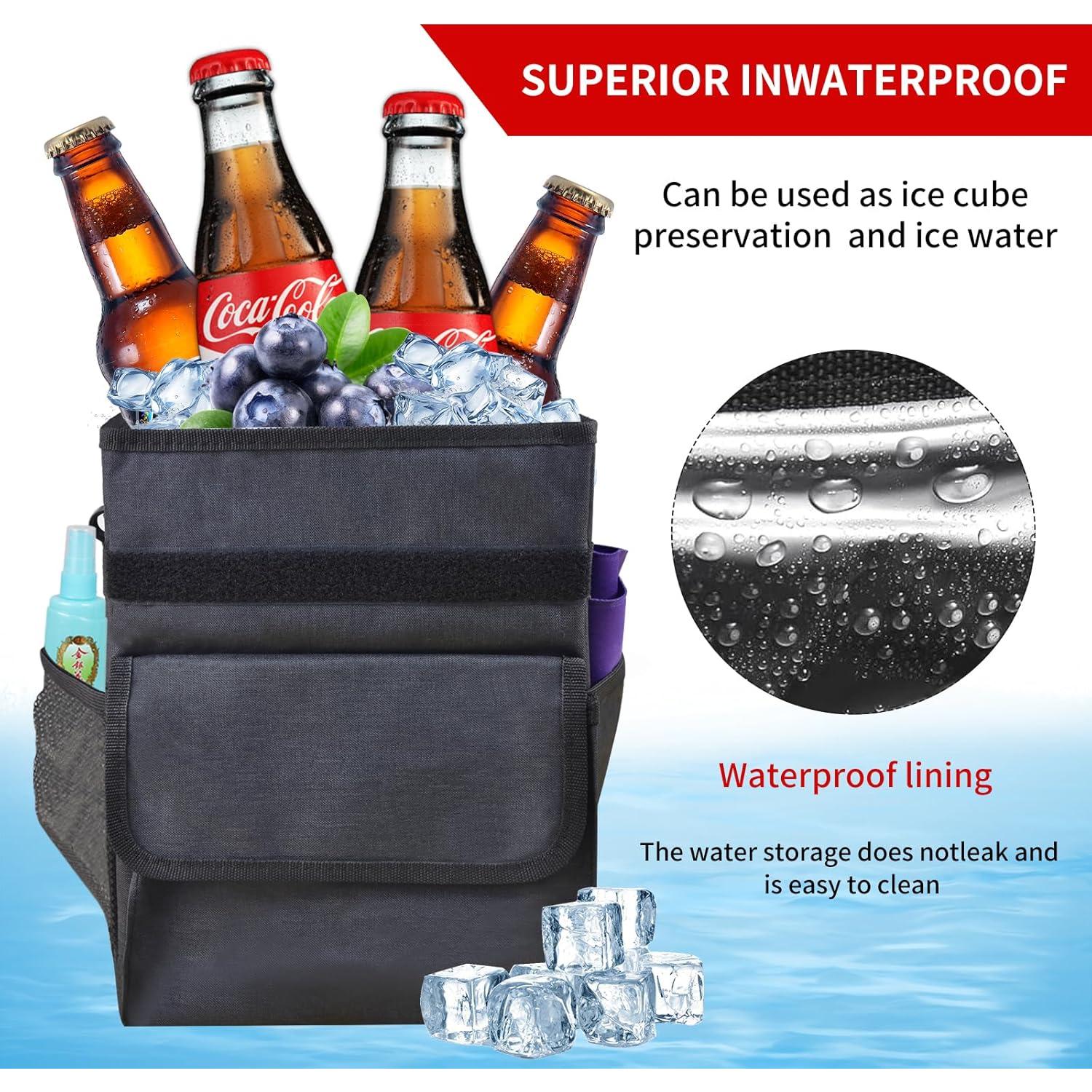 Basurero de coche ILLINOS grande impermeable 21x18x26 cm