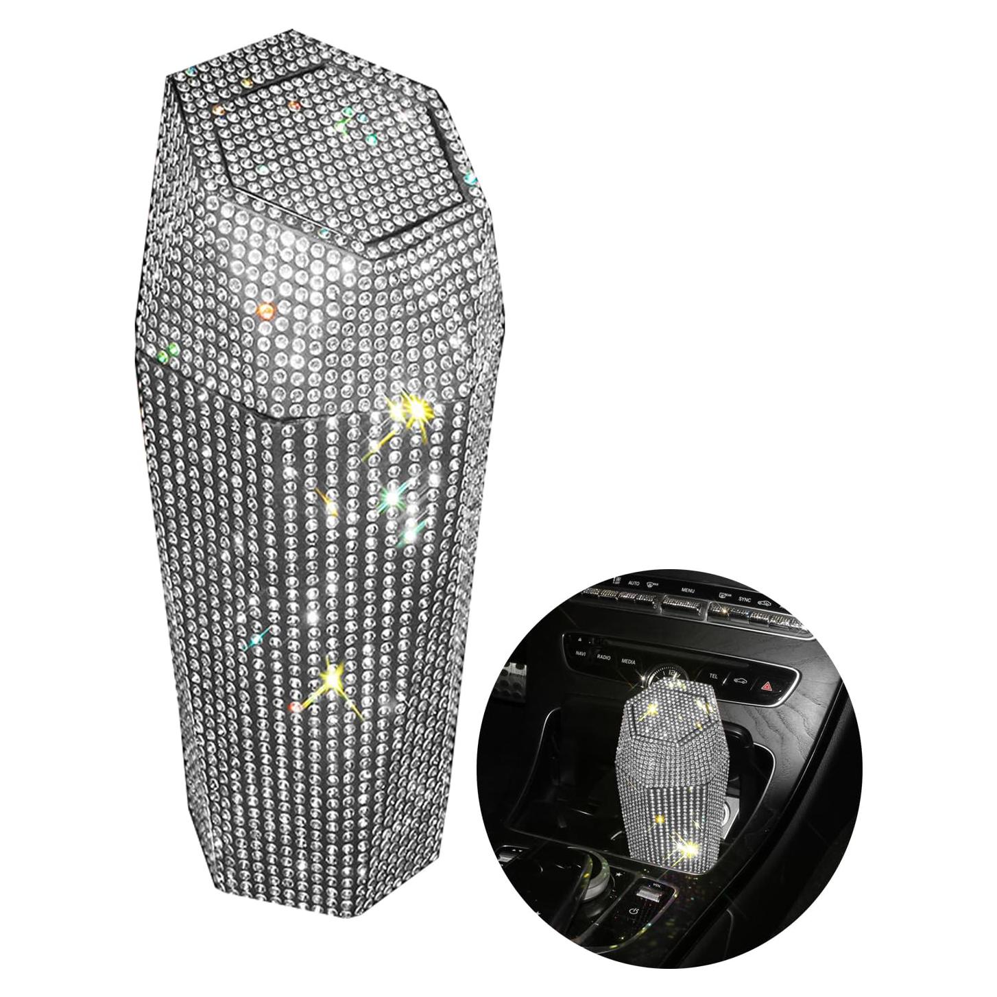 Basurero de Coche Automático LiPang con Tapa y Brillantes 17.6cm