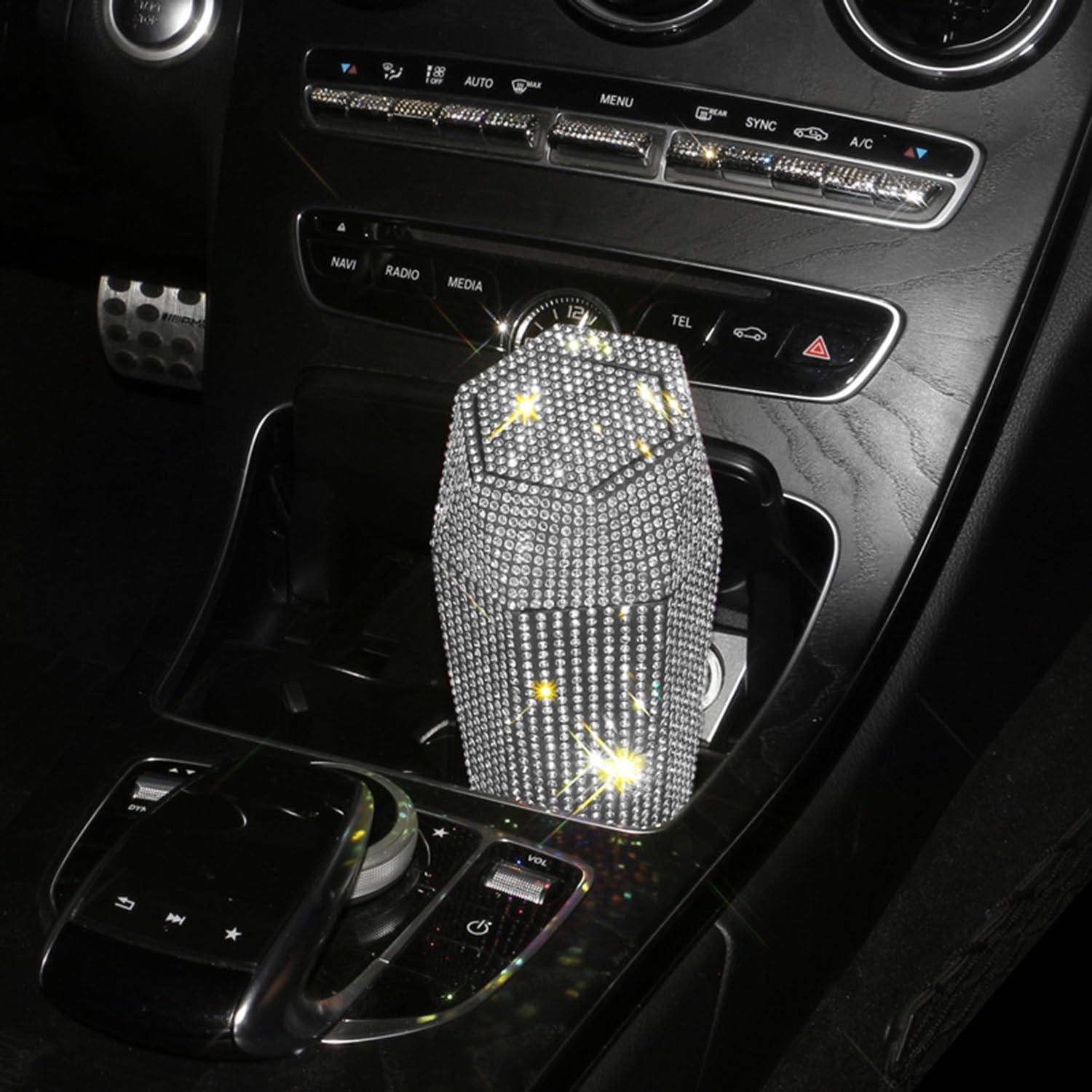 Basurero de Coche Automático LiPang con Tapa y Brillantes 17.6cm