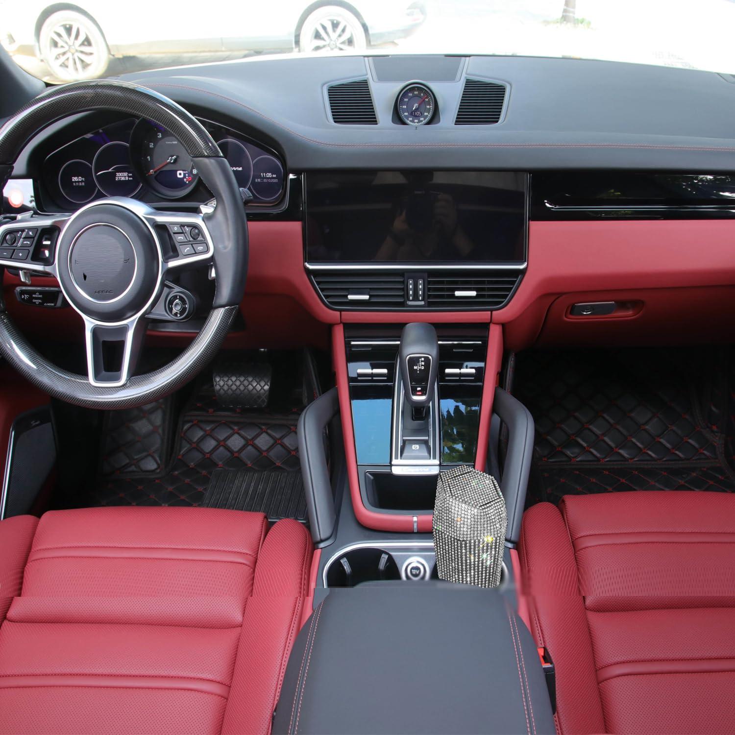 Basurero de Coche Automático LiPang con Tapa y Brillantes 17.6cm