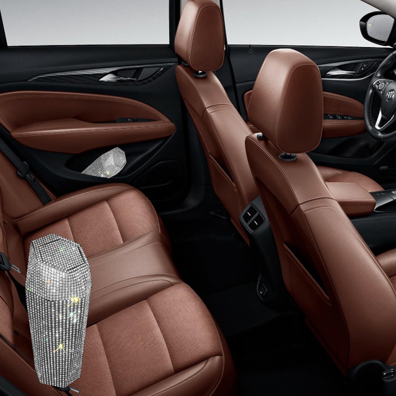 Basurero de Coche Automático LiPang con Tapa y Brillantes 17.6cm