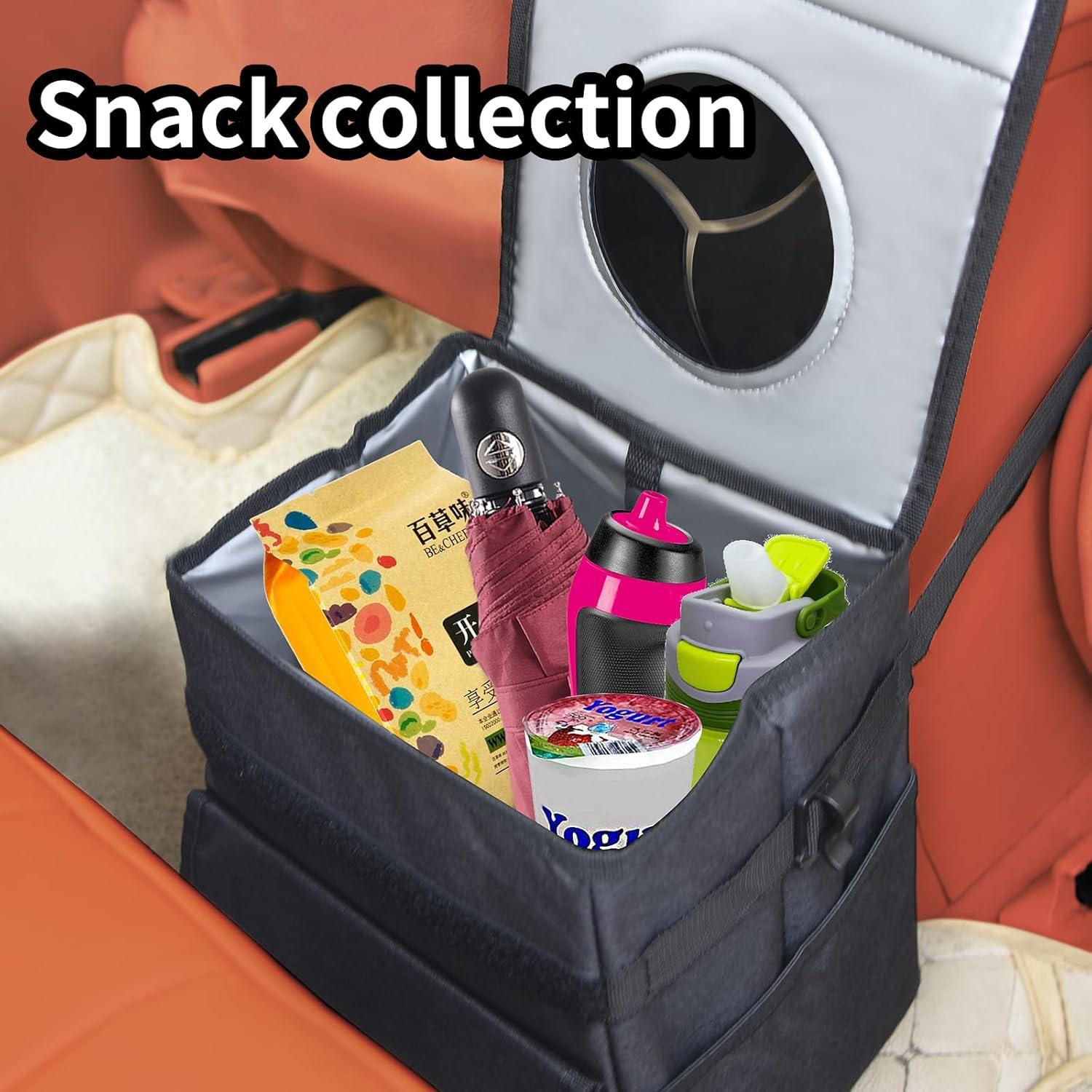 Basurero de coche ILLINOS impermeable 2 piezas plegable