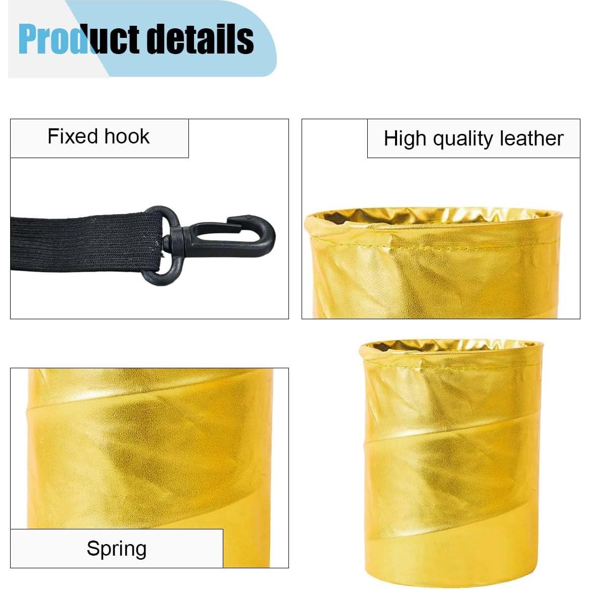 Basurero Plegable para Auto LHDOS - Cuero Impermeable 20x16cm