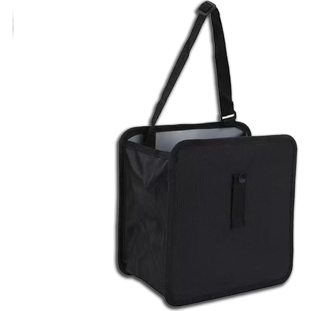 Basurero de Auto Piburth Mediano 1.85L Tela Oxford Negro