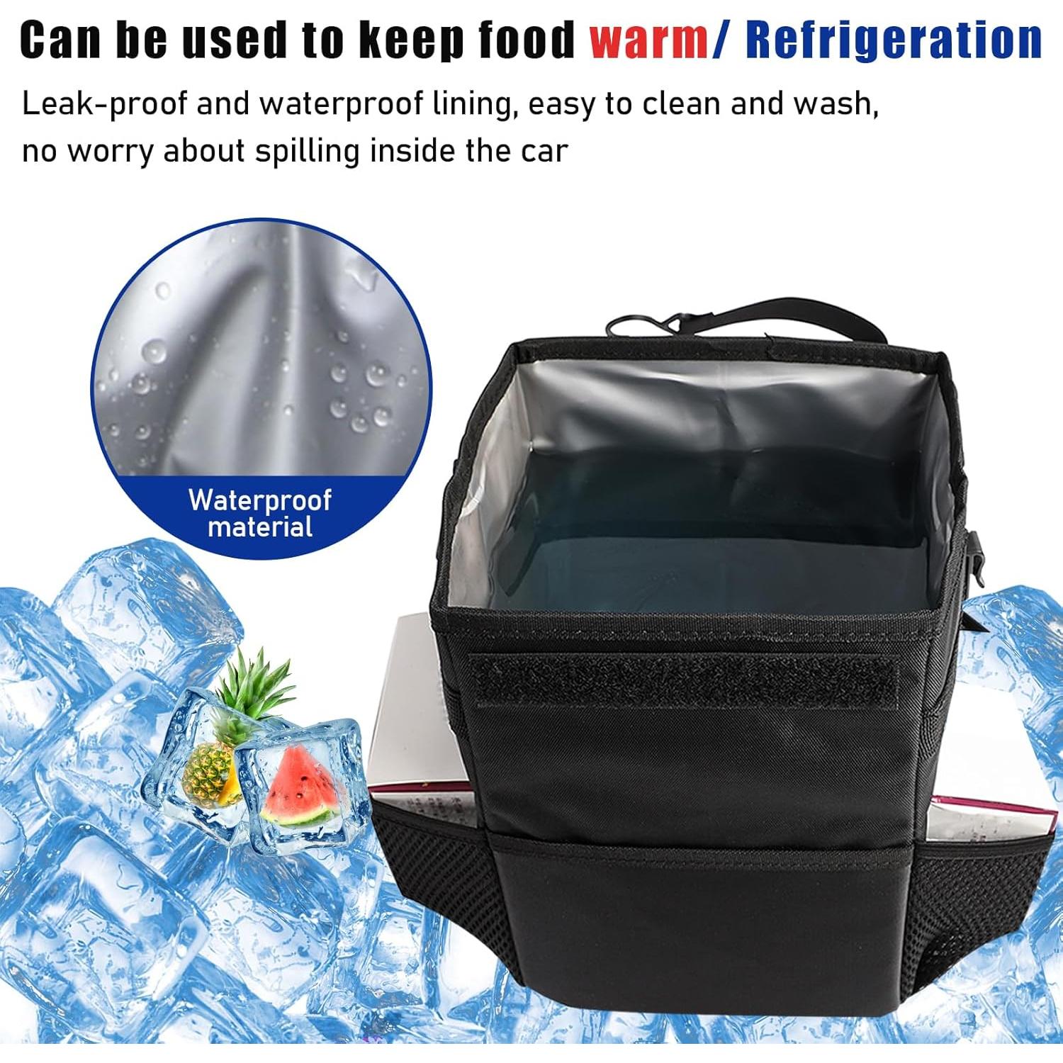 Basurero de Auto Kewucn Verde Militar 6L Plegable Impermeable