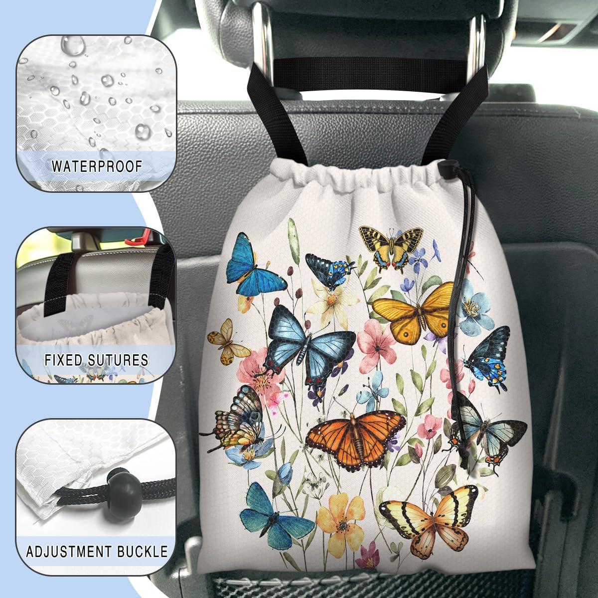 Bolsa de Basura para Auto GEGEPINK Colgante Impermeable 28x36cm