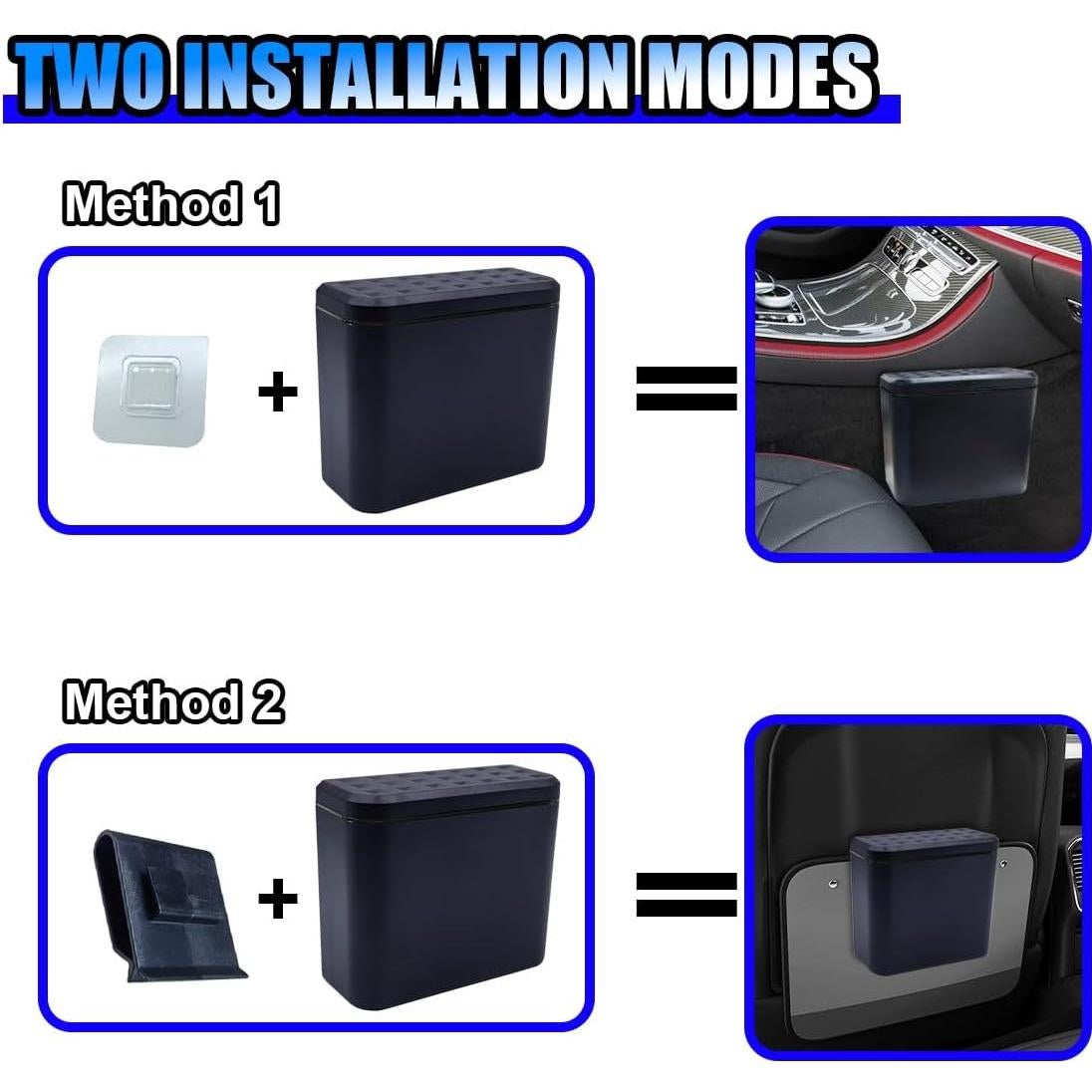 Basurero para Auto BDZMC Impermeable con Tapa 15.6x13.3cm