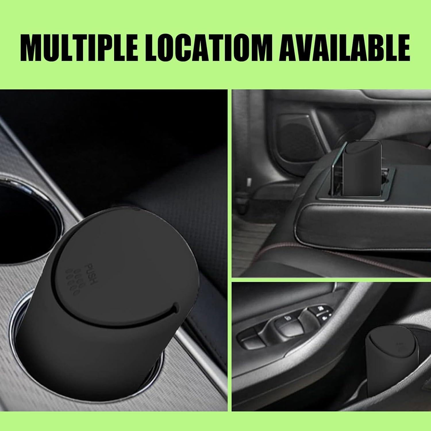 Basurero de Coche Jokormo Negro 6.45cm x 15.98cm Silicona