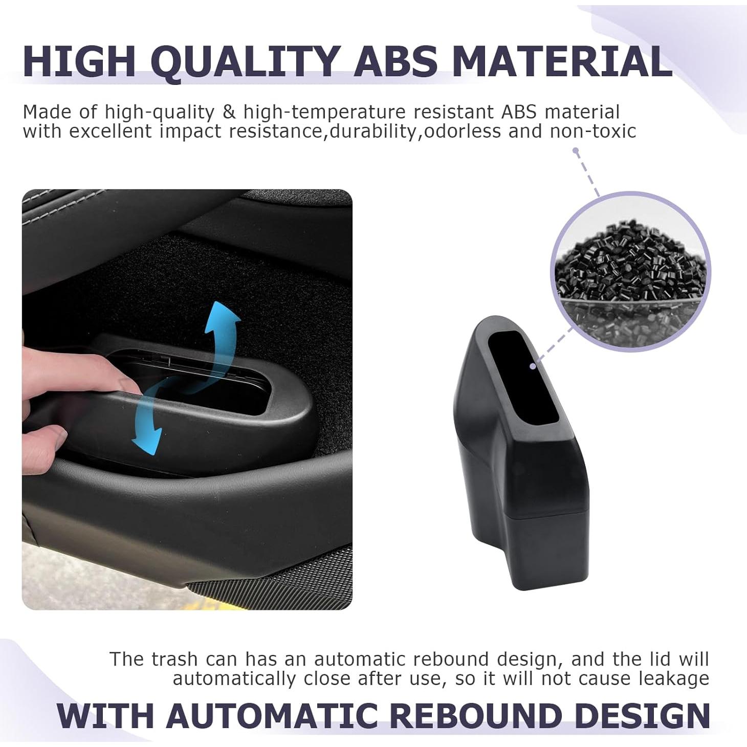 Basurero de Coche LUWU para Tesla Model 3 y Model Y 2018-2025