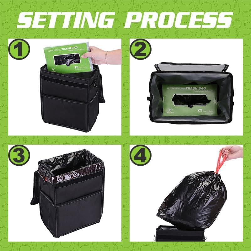 Bolsas de Basura K KNODEL 50 Unidades 11.36 Litros Resistentes