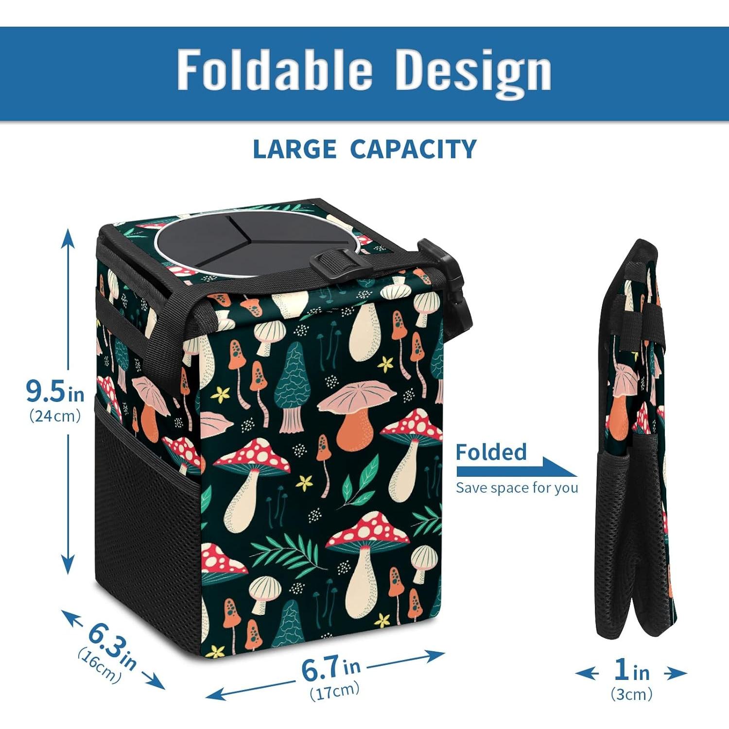 Basurero para Auto GVGHIDZ - Multiusos, Ligero y Resistente al Agua