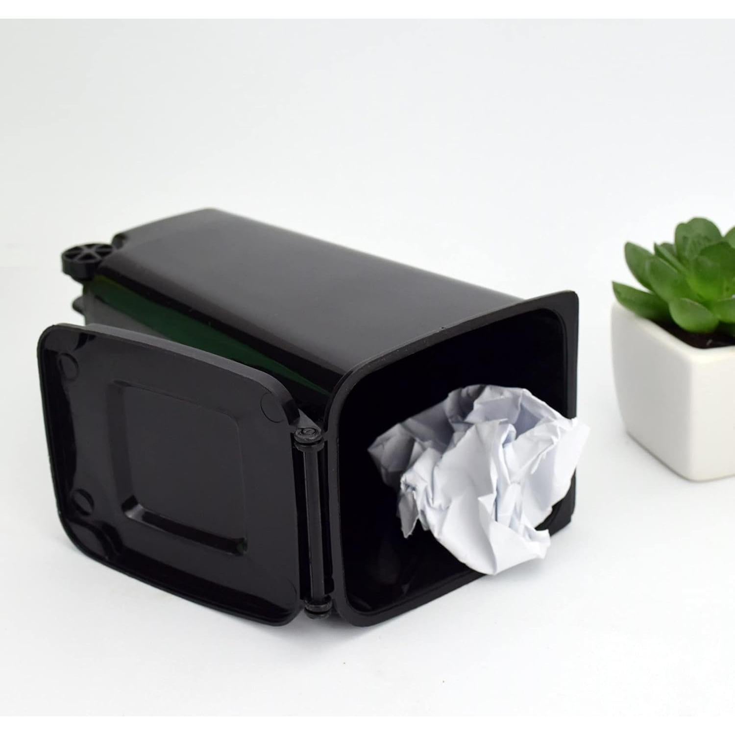 Mini Cubo de Basura Basculante Mugtel 6.35x15.24 cm 4 Pcs Multicolor