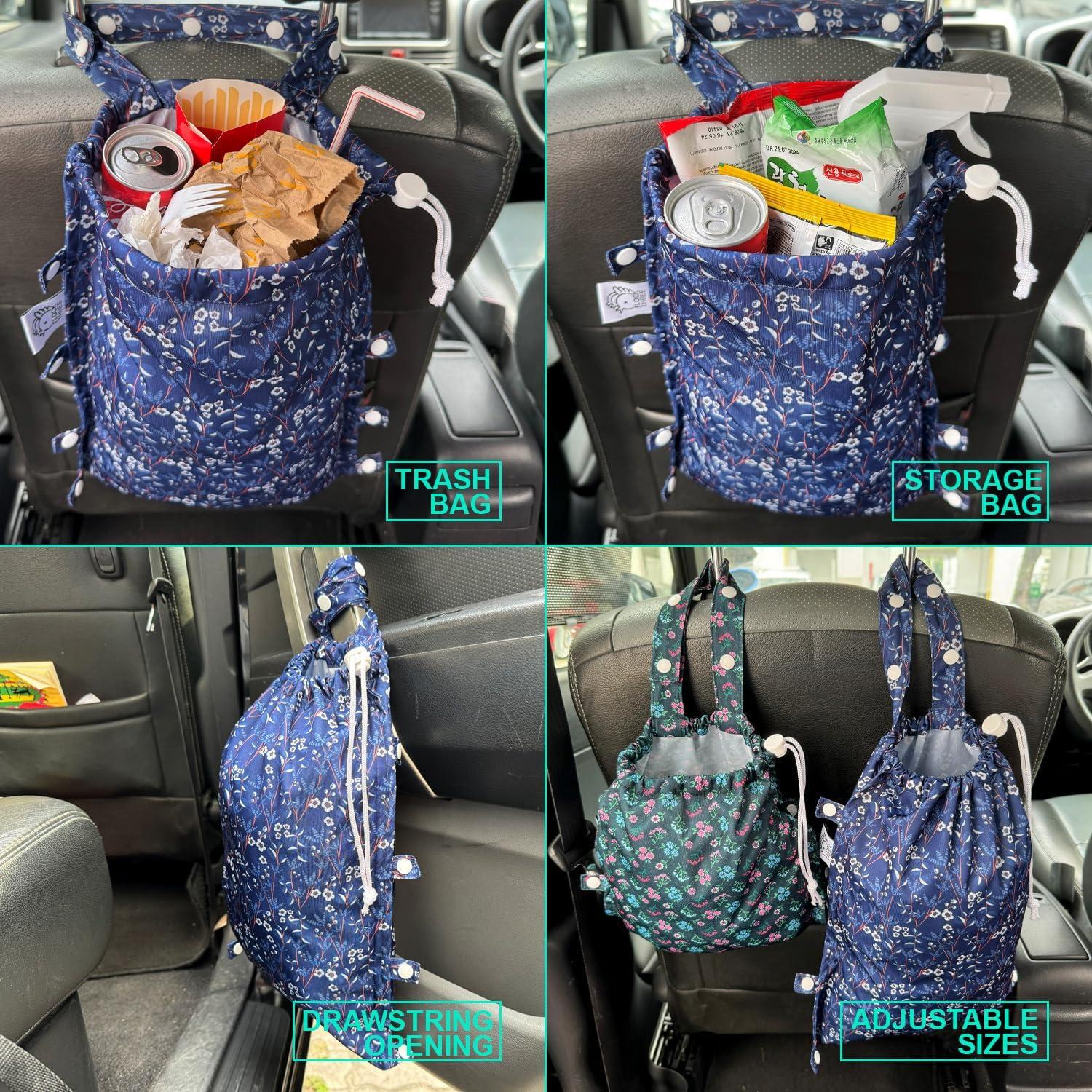 Bolsa de Basura Impermeable FLOCK THREE 8L Ajustable para Auto