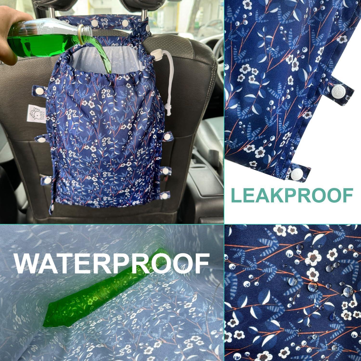 Bolsa de Basura Impermeable FLOCK THREE 8L Ajustable para Auto