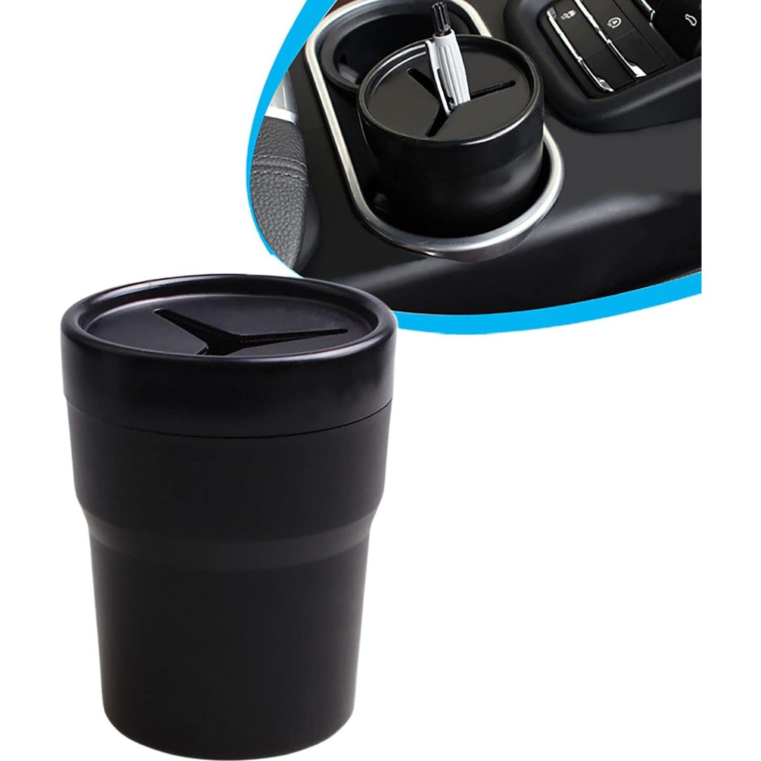 BANCHELLE Soporte Basurero para Auto con Tapa 250 ml - 2 PCS