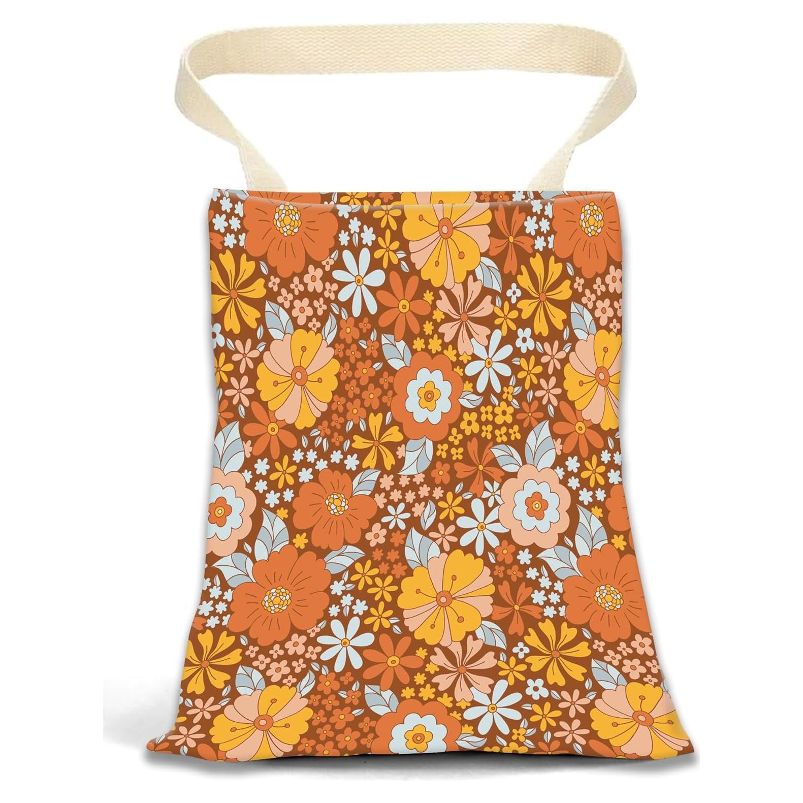 Basurero de Auto Colgante ANKVRP Flores Boho 30x24cm