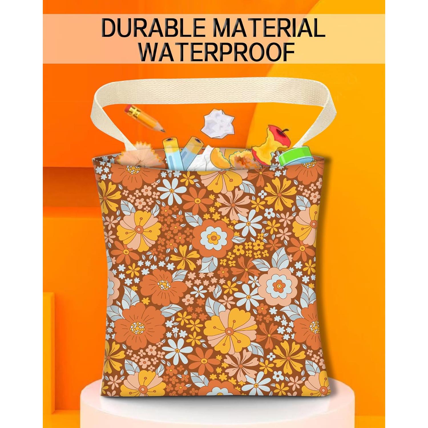 Basurero de Auto Colgante ANKVRP Flores Boho 30x24cm