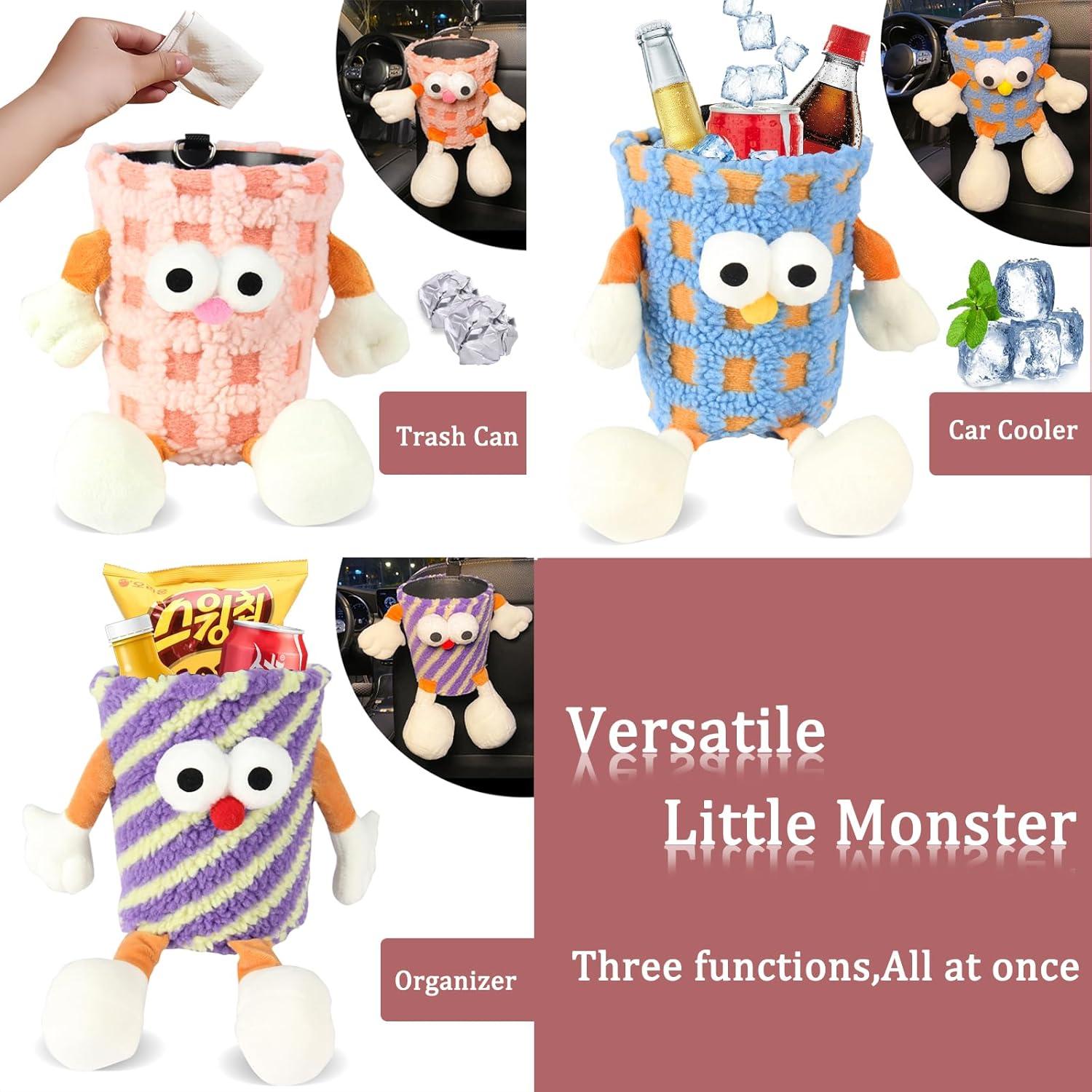 Basurero de Auto Gluebar Rojo, Diseño Monstruo, 300g