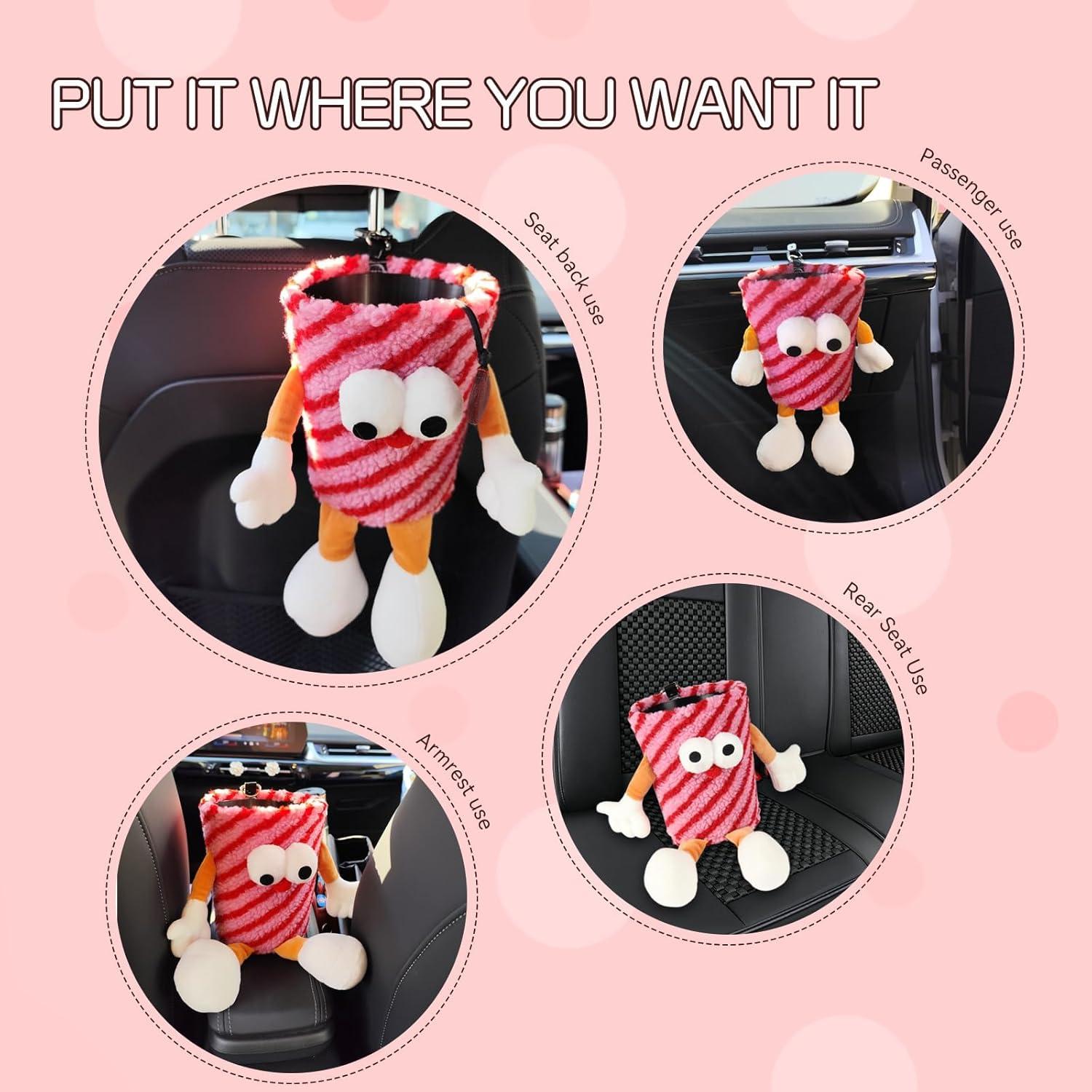 Basurero de Auto Gluebar Rojo, Diseño Monstruo, 300g