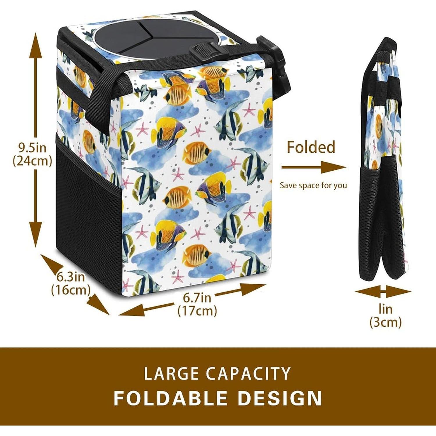 Basurero de Auto LHW Plegable Impermeable 24.1x17cm