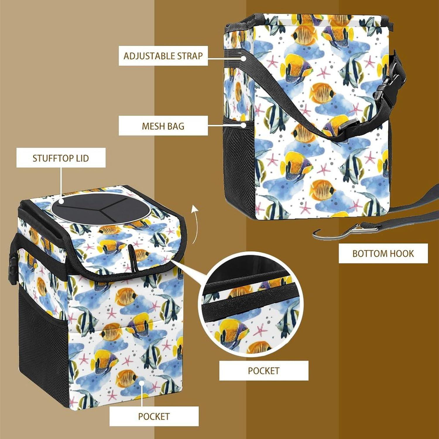 Basurero de Auto LHW Plegable Impermeable 24.1x17cm