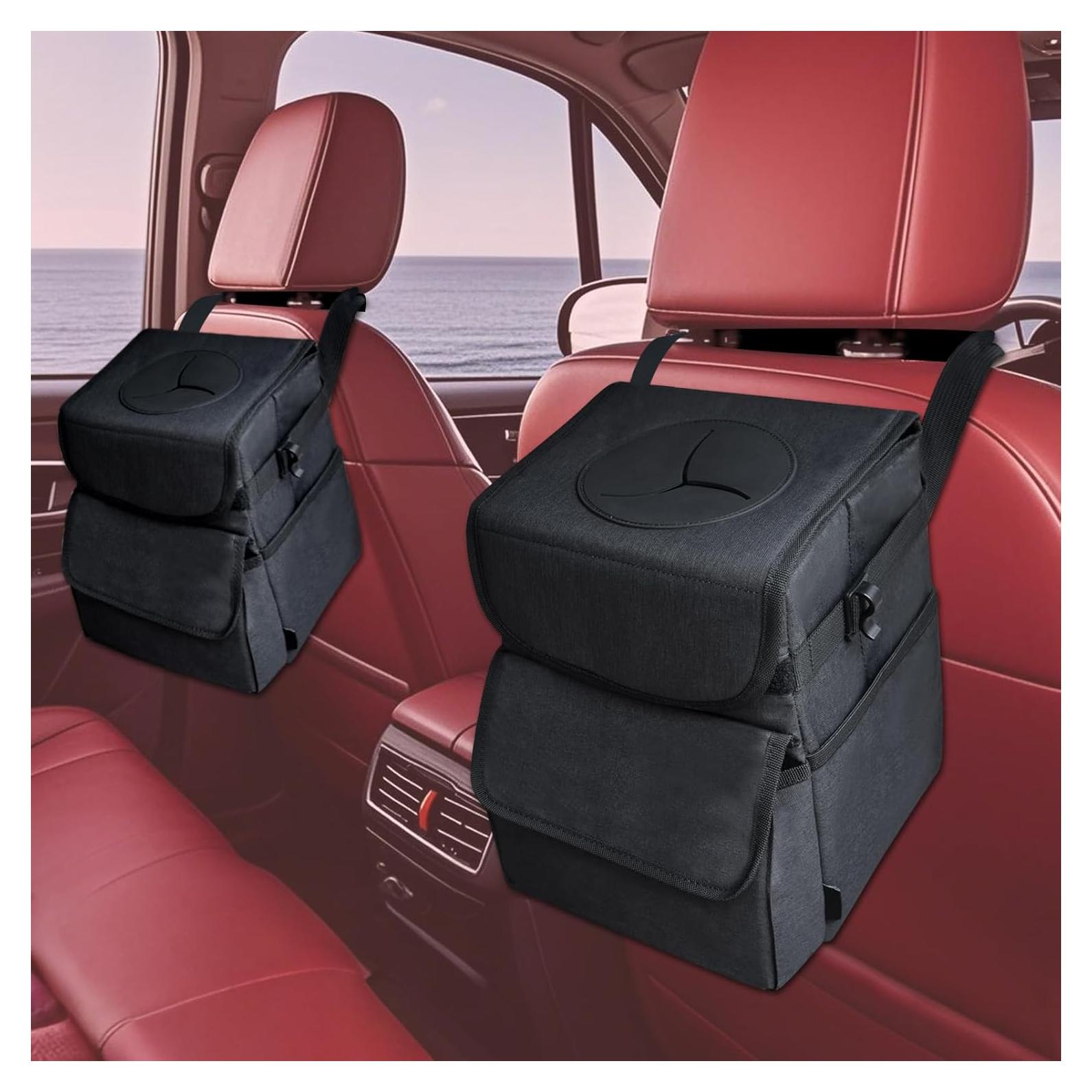 Basurero de coche plegable SPORT, impermeable y desmontable