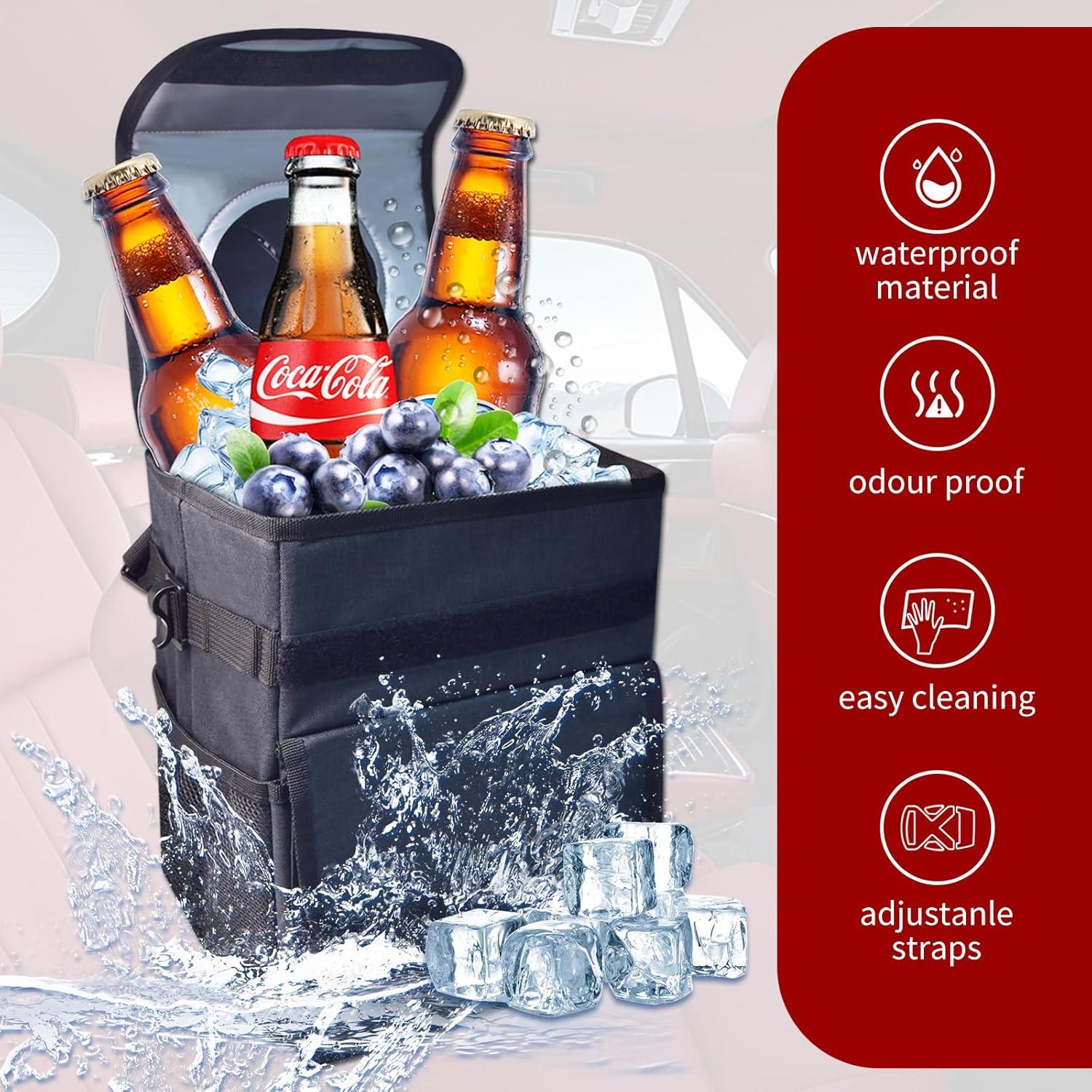 Basurero de coche plegable SPORT, impermeable y desmontable