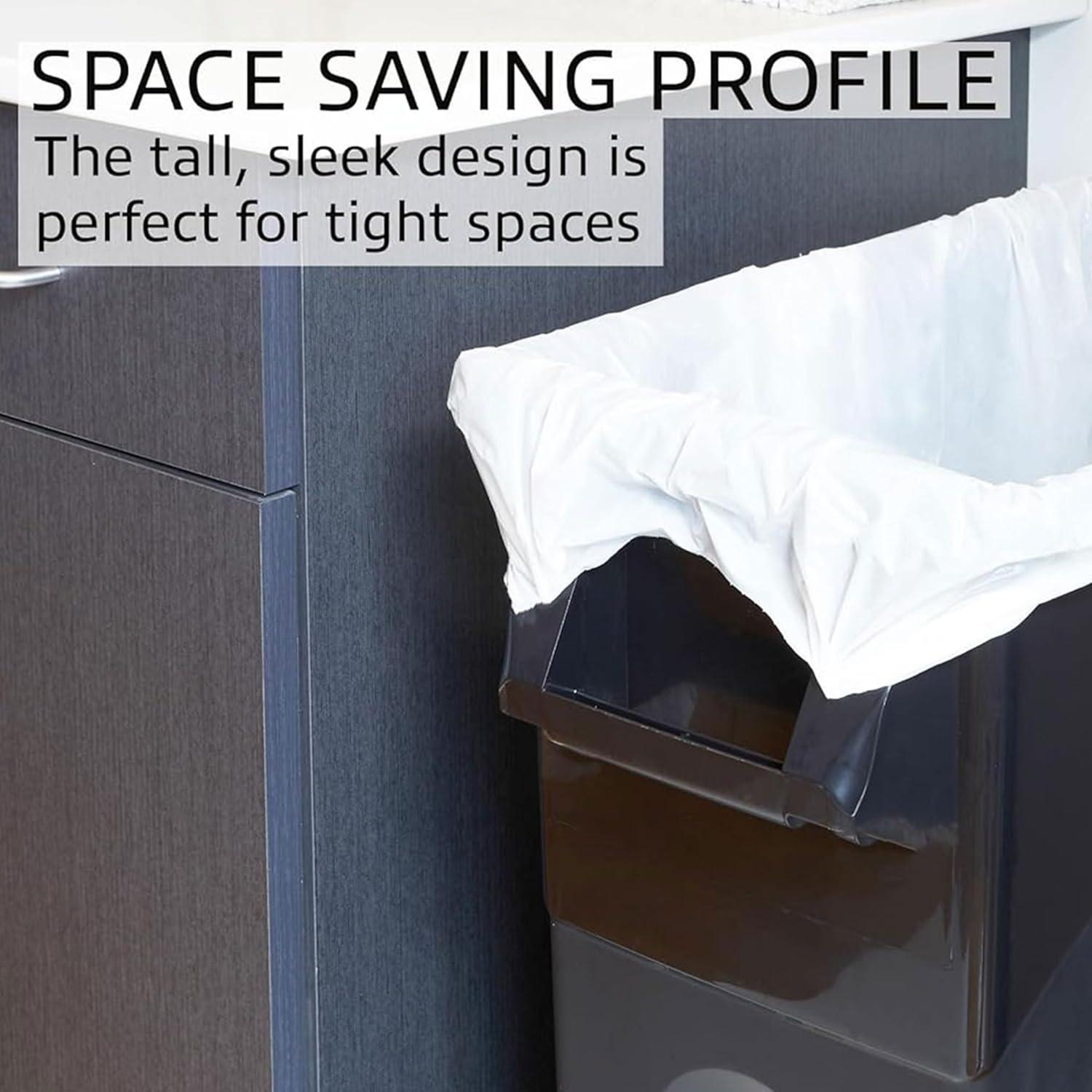 Contenedor de Desechos Highboy United Solutions 87L Negro Paquete de 4