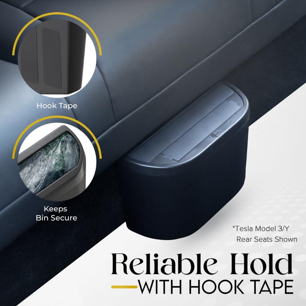 Basurero de Auto Ultimate Carbin 101 - Cierre Suave, 22.6x9.5cm