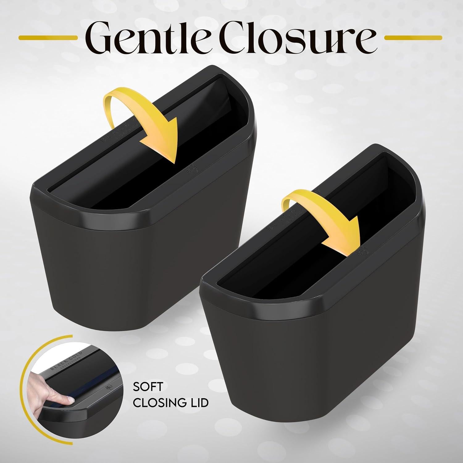 Basurero de Auto Ultimate Carbin 101 - Cierre Suave, 22.6x9.5cm