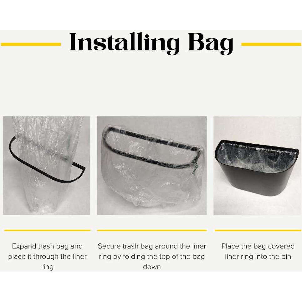 Basurero de Auto Ultimate Carbin 101 - Cierre Suave, 22.6x9.5cm