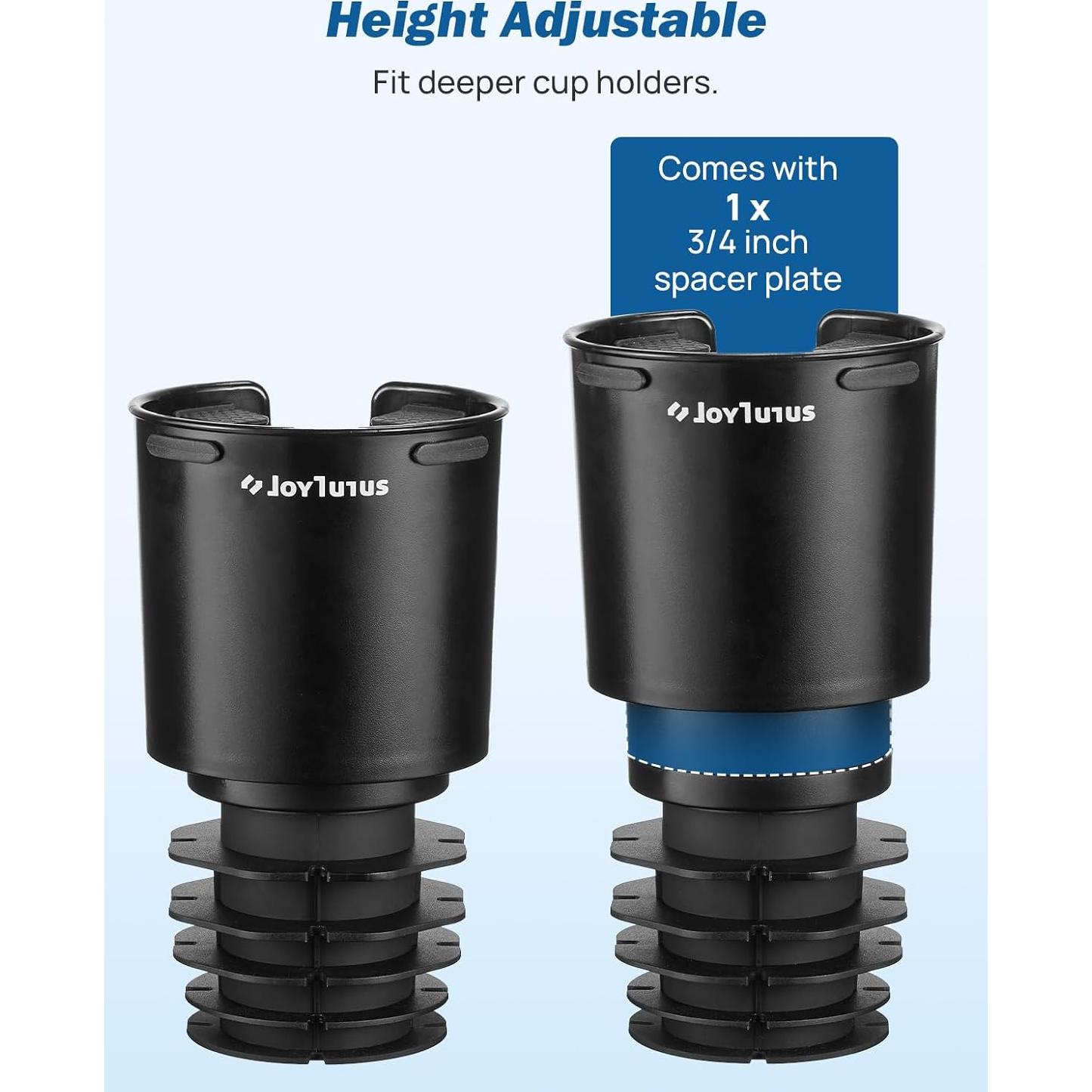 Soporte de Vaso para Coche JOYTUTUS A1903-04525-BK Ajustable