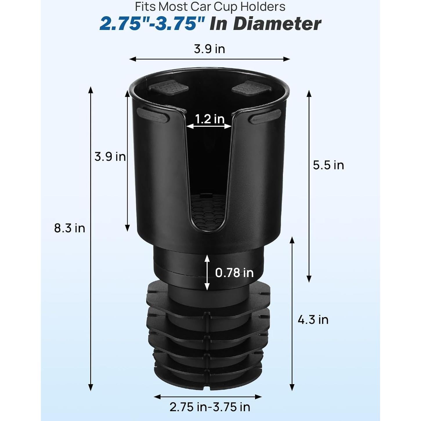 Soporte de Vaso para Coche JOYTUTUS A1903-04525-BK Ajustable