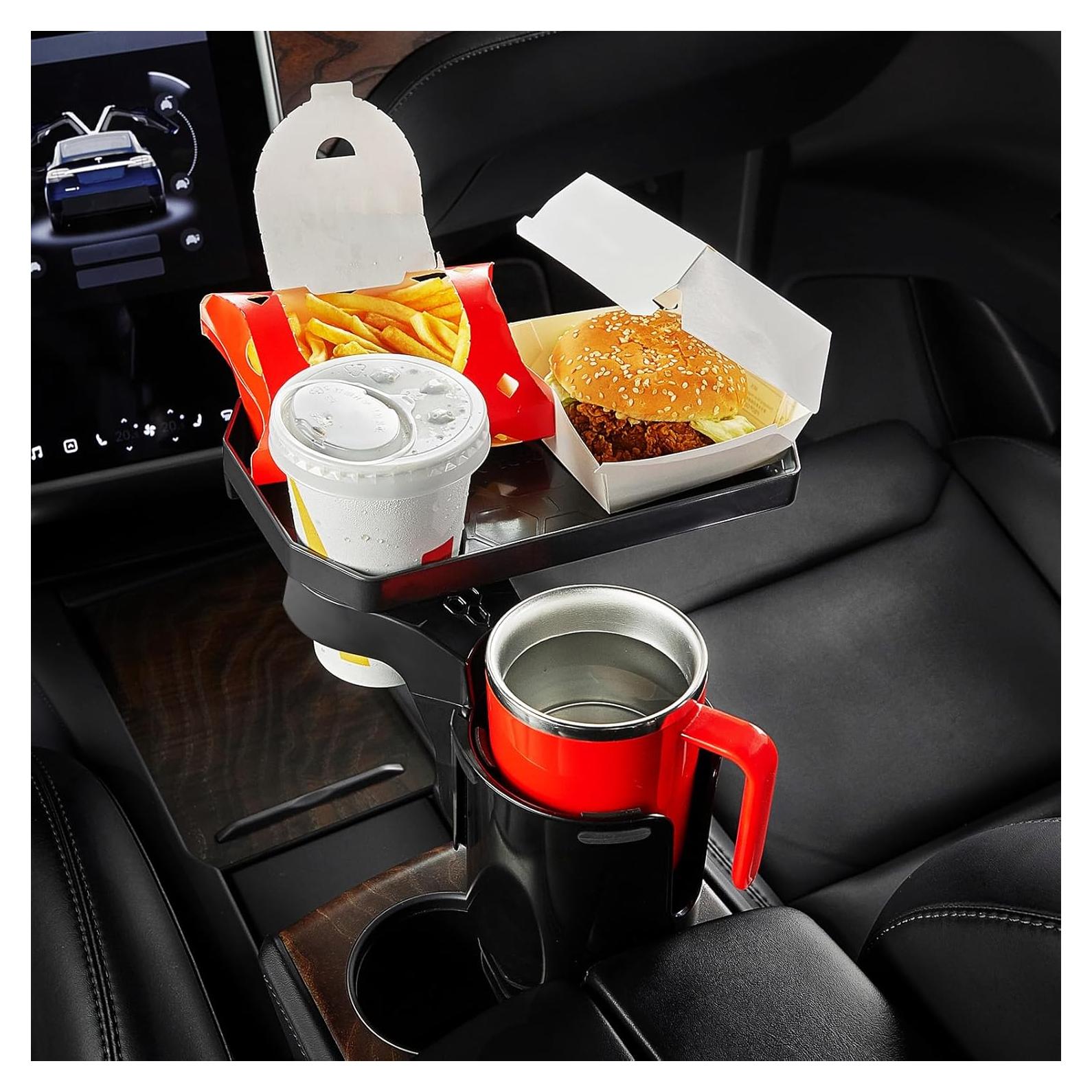 Soporte para Taza de Auto JoyTutus con Bandeja 360° Negro