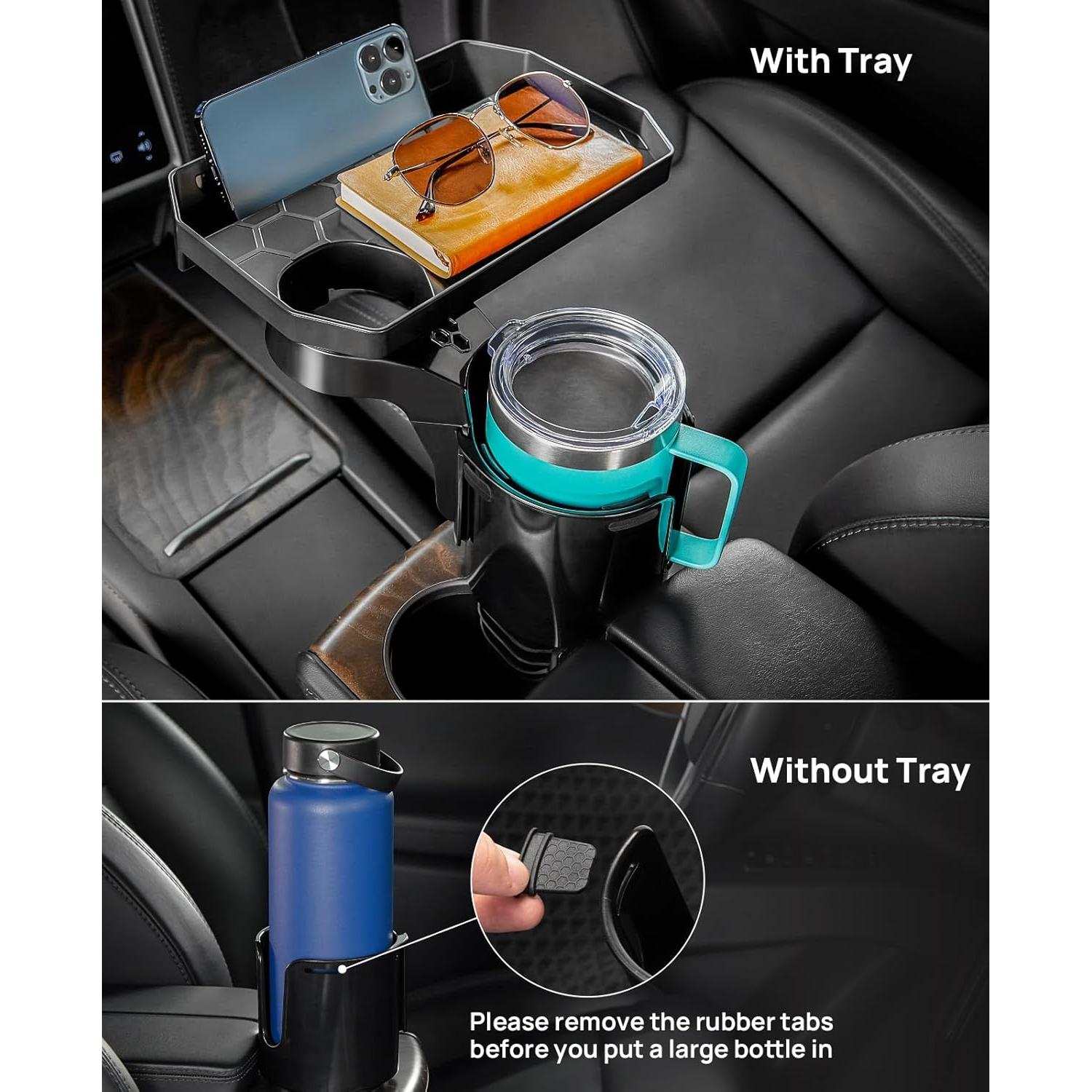 Soporte para Taza de Auto JoyTutus con Bandeja 360° Negro