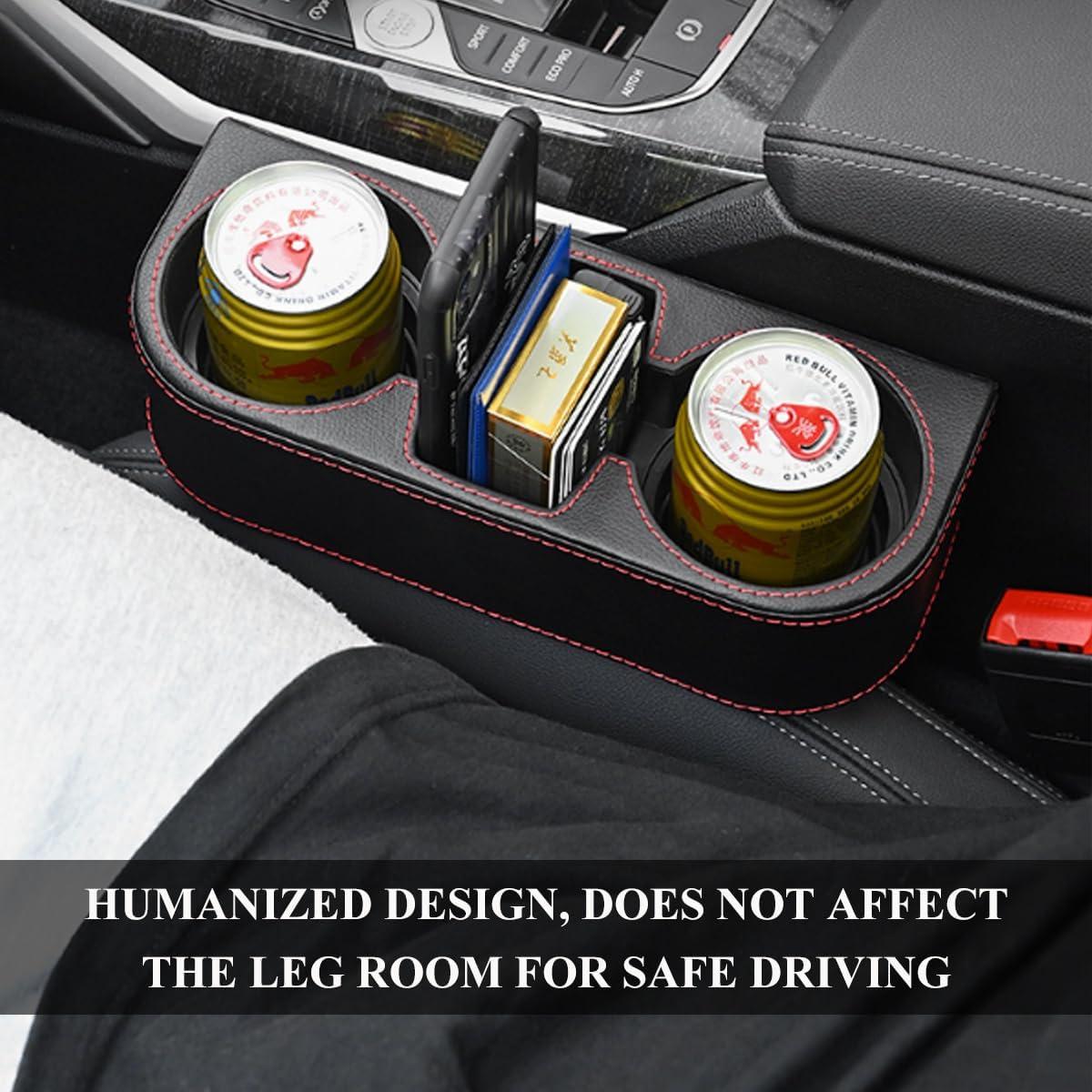 Organizador de Relleno para Portavasos de Coche DXNQ Marrón