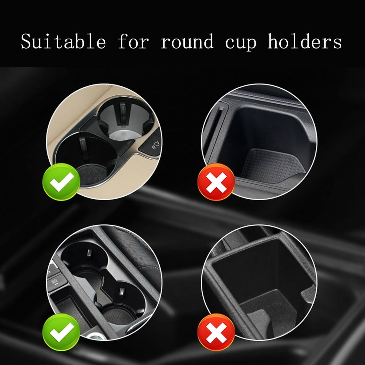 Expansor Soporte para Tazas de Coche Myourparts 2 en 1