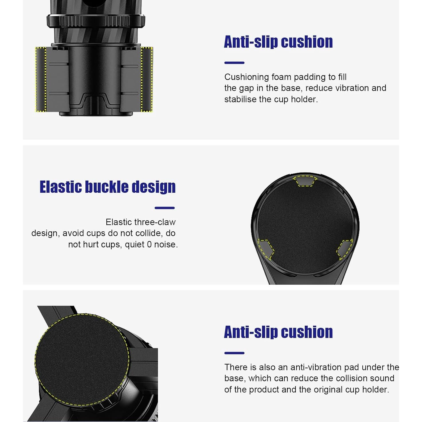 Expansor de Soporte para Tazas de Auto Doble Suvnie 23.8 cm