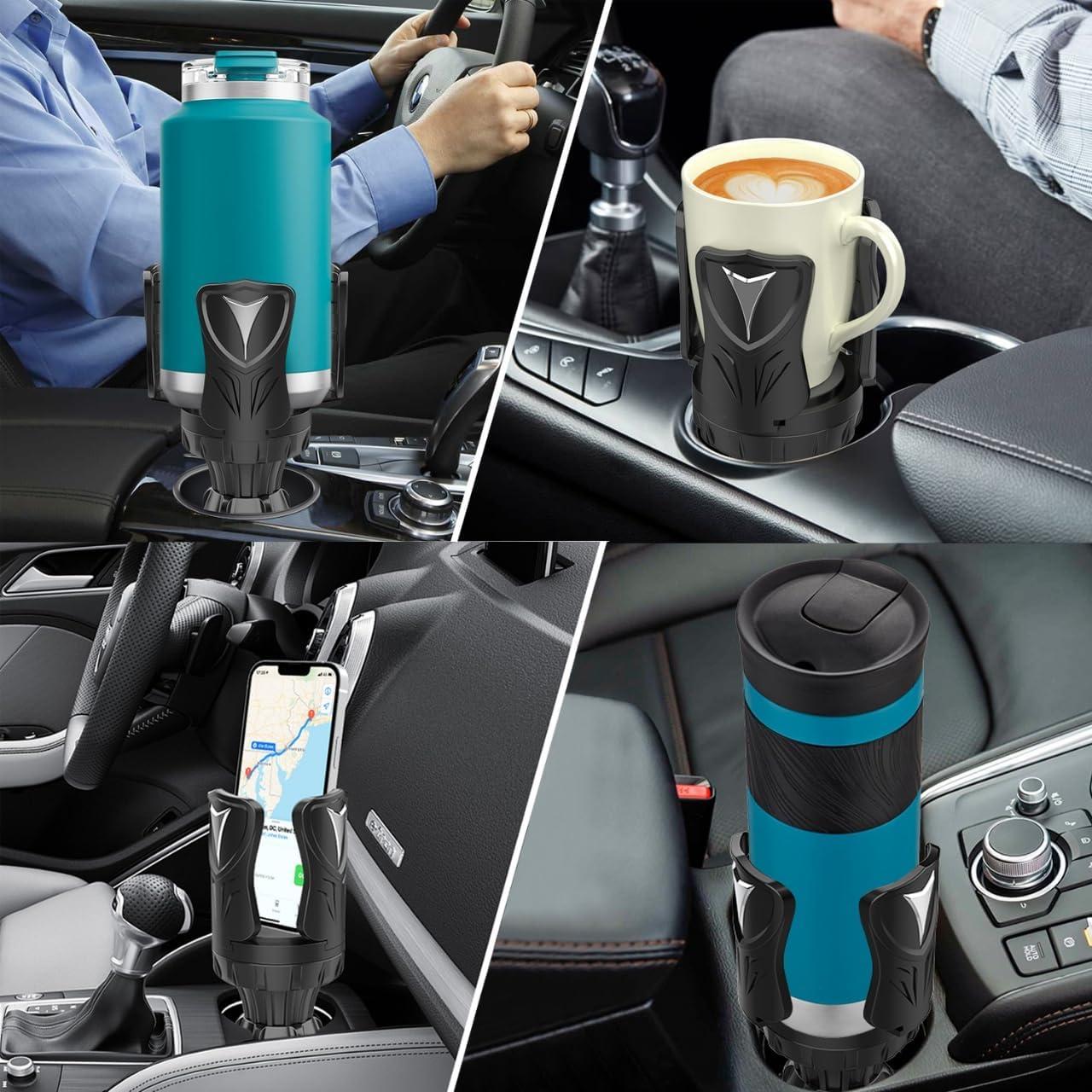 Adaptador Expansor de Portavasos Easkkty para Auto - Ajustable 6.1-12.7cm