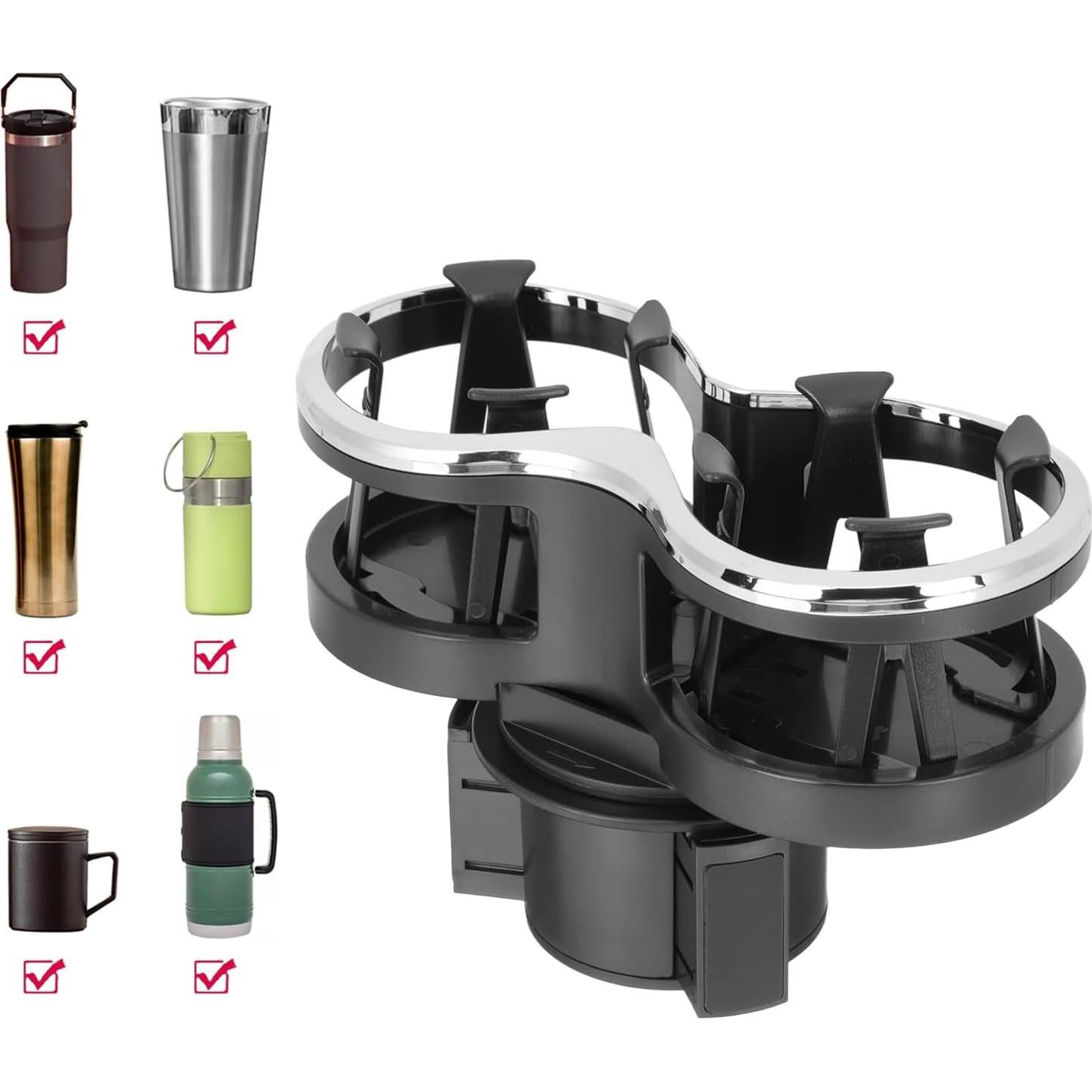 Soporte para Taza de Coche Gatufedola Ajustable Universal