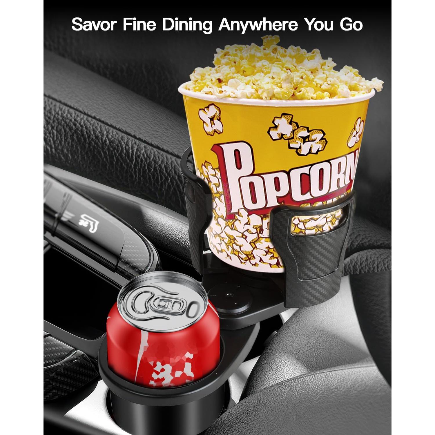 Soporte para Tazas de Coche VisionSync AC006 Ajustable 2 en 1